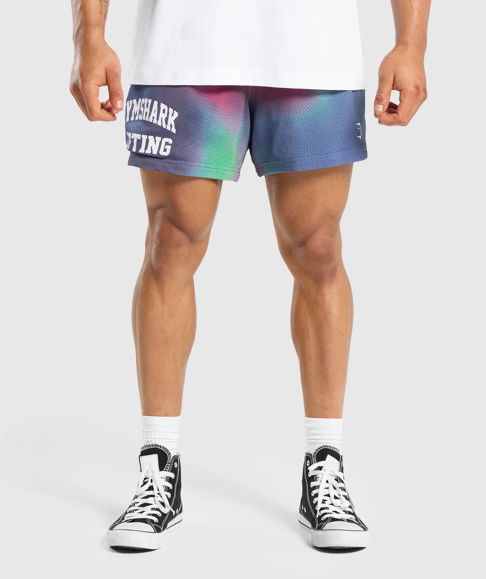 Printed Lifting Mesh 5" Shorts