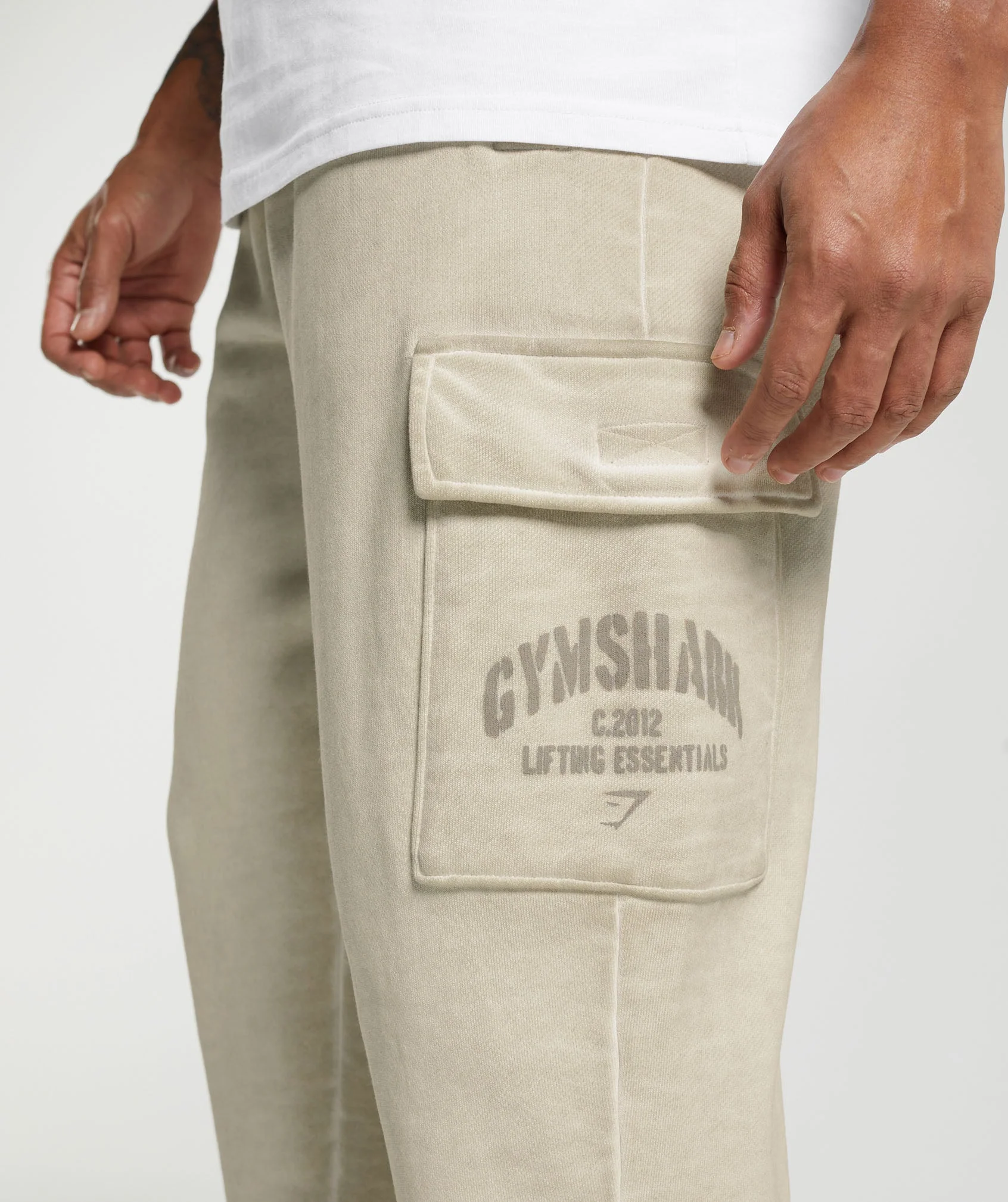 Heavyweight Washed Cargo Joggers