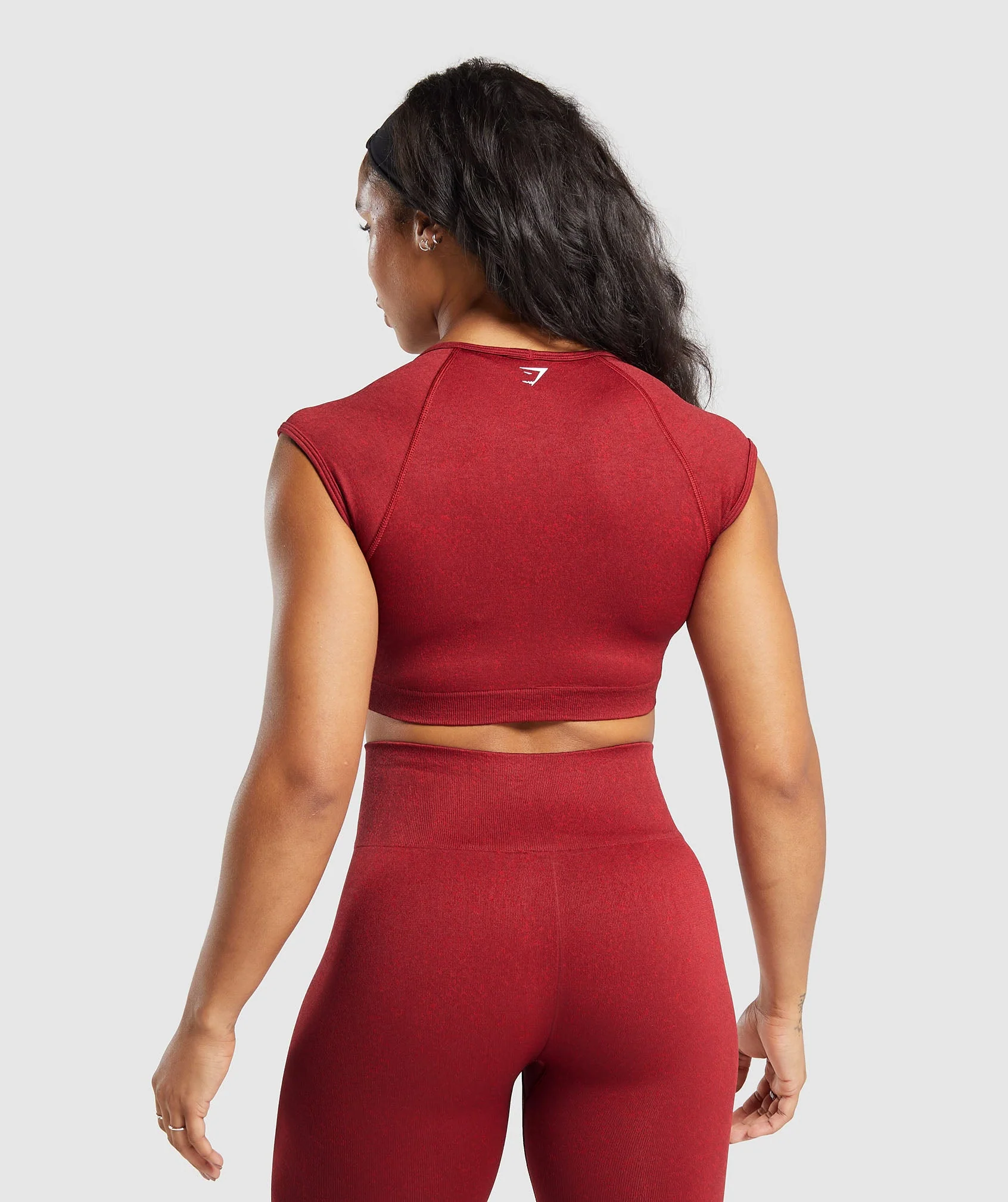 Adapt Fleck Seamless Crop Top