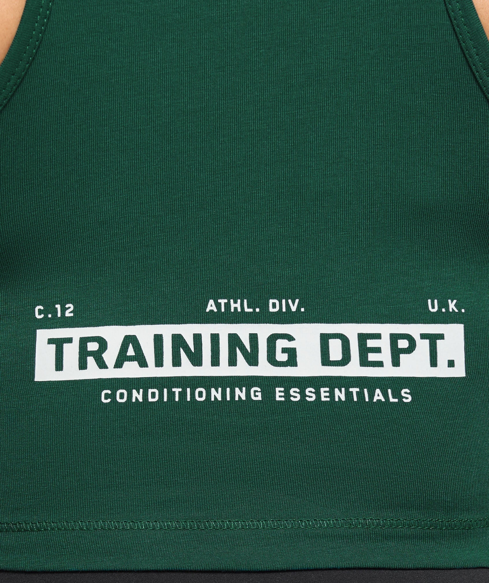 Training Department Graphic Cropped Tank