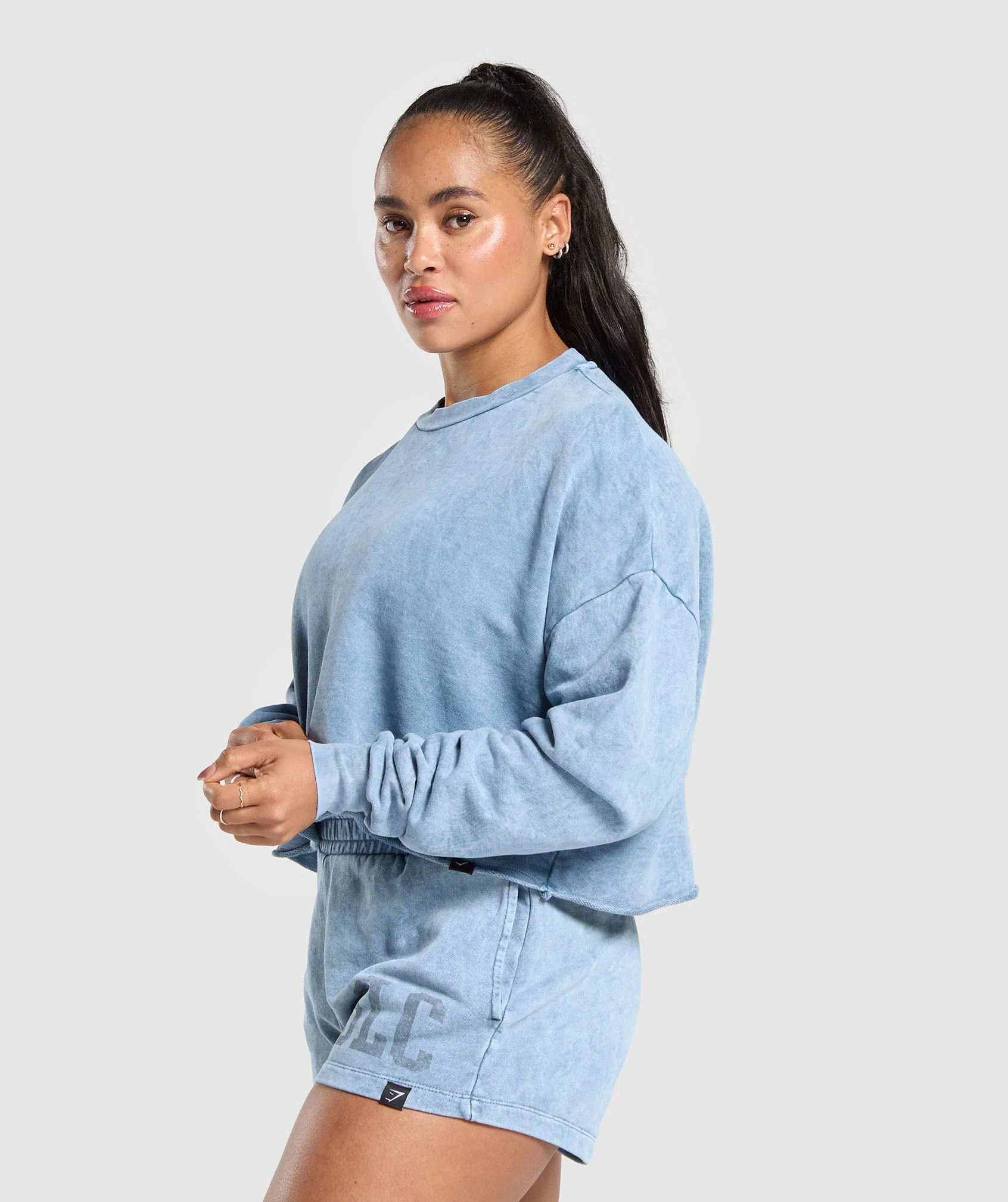 Collegiate Shadow Washed Midi Sweatshirt