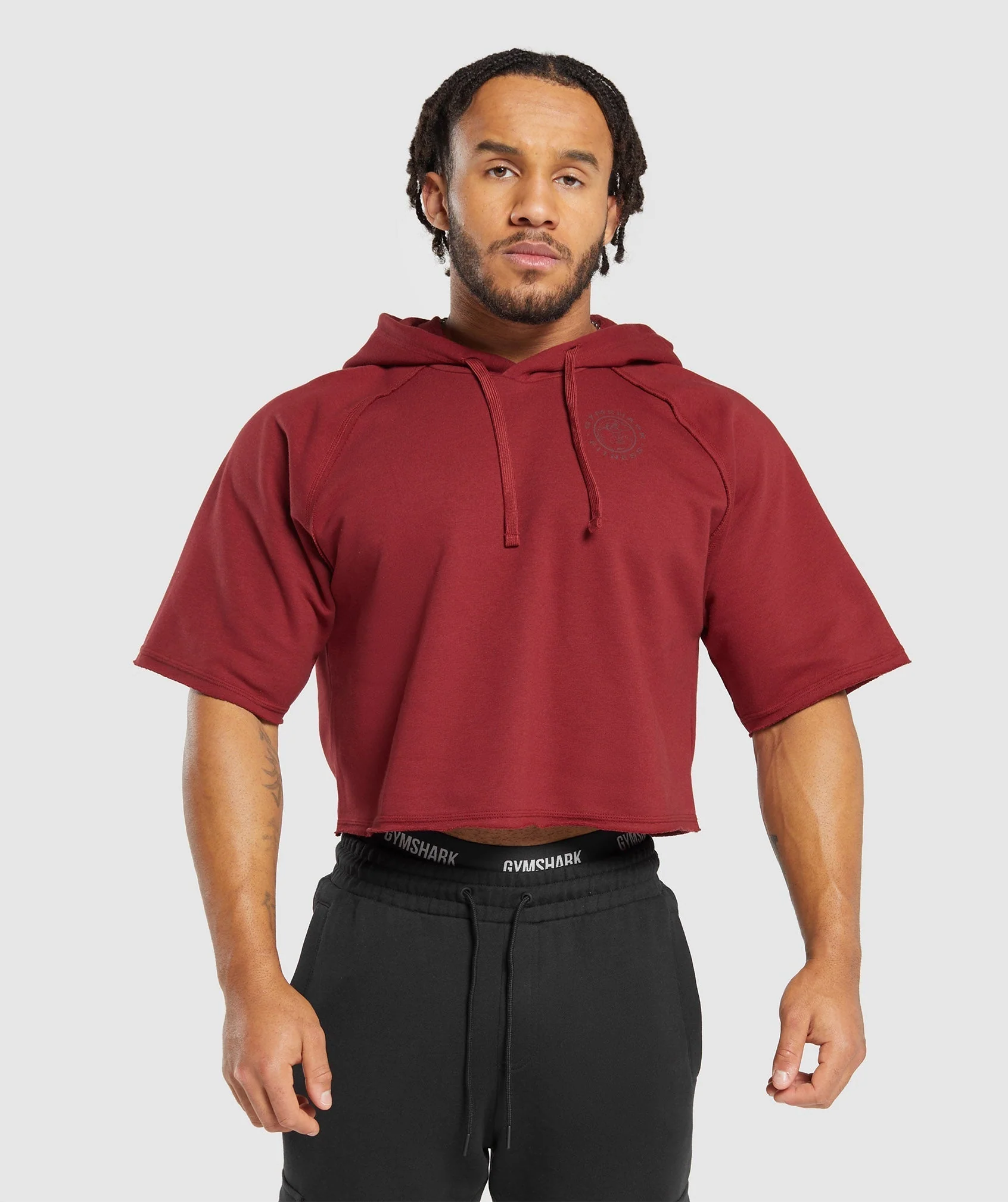 Legacy Short Sleeve Crop Hoodie