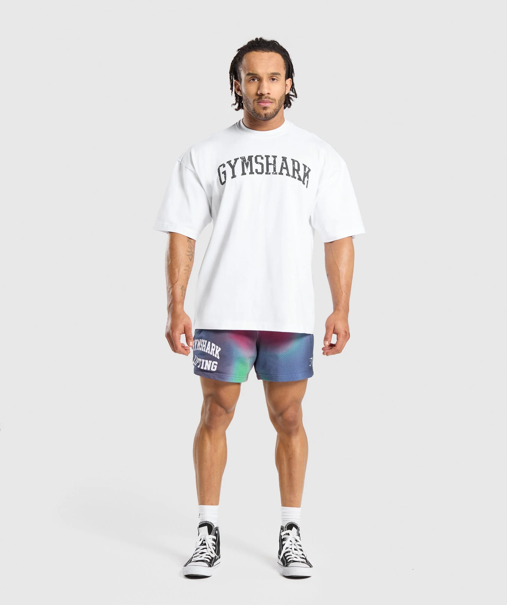 Printed Lifting Mesh 5" Shorts