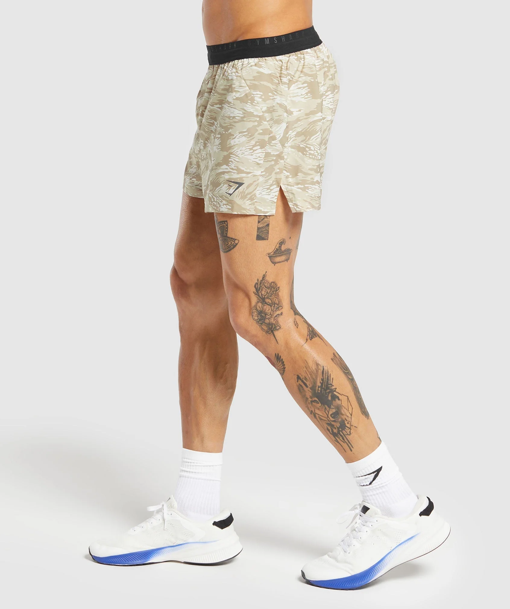 Sport Printed Run 3" Shorts