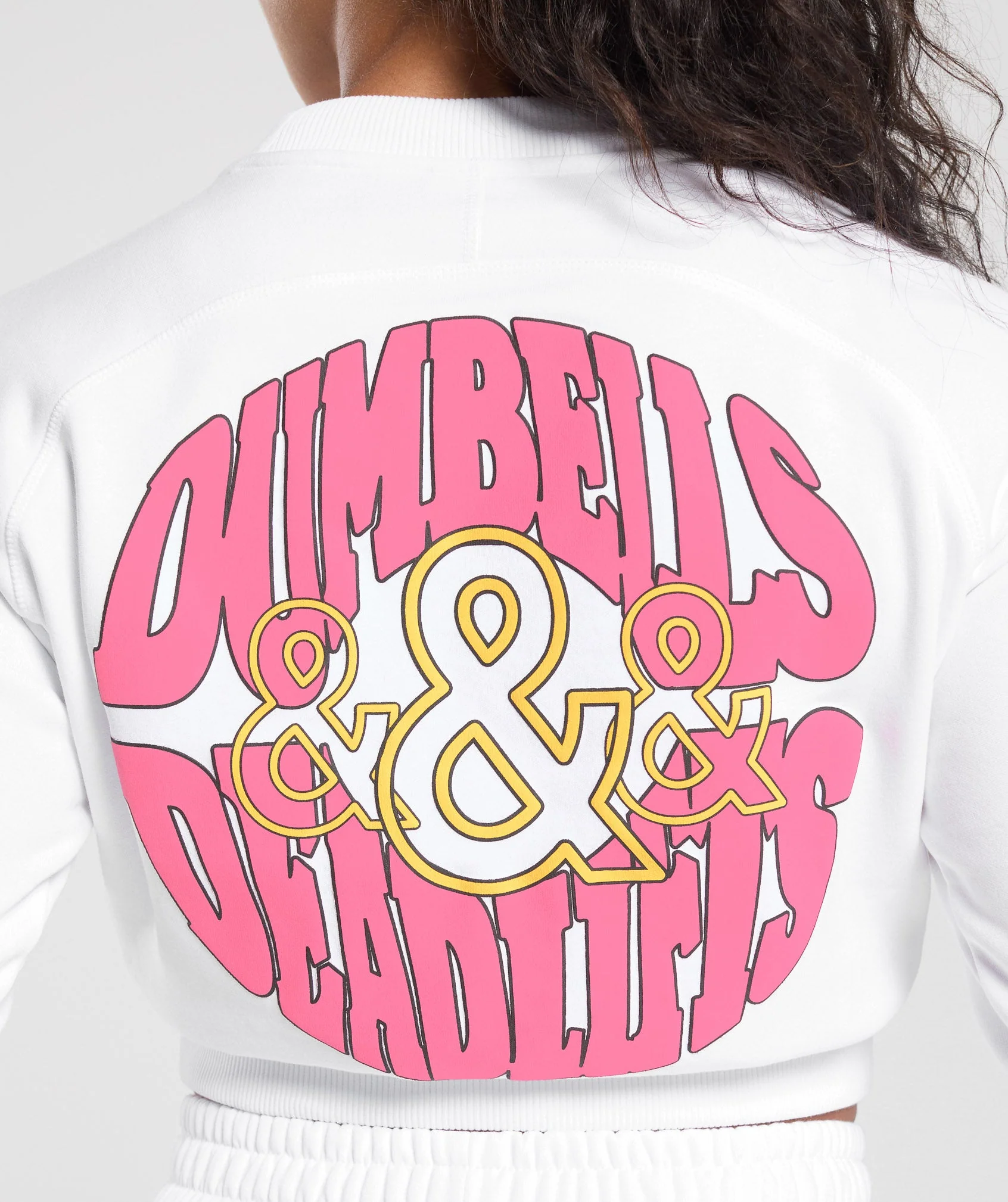 Dumbells & Deadlifts Crop Sweater