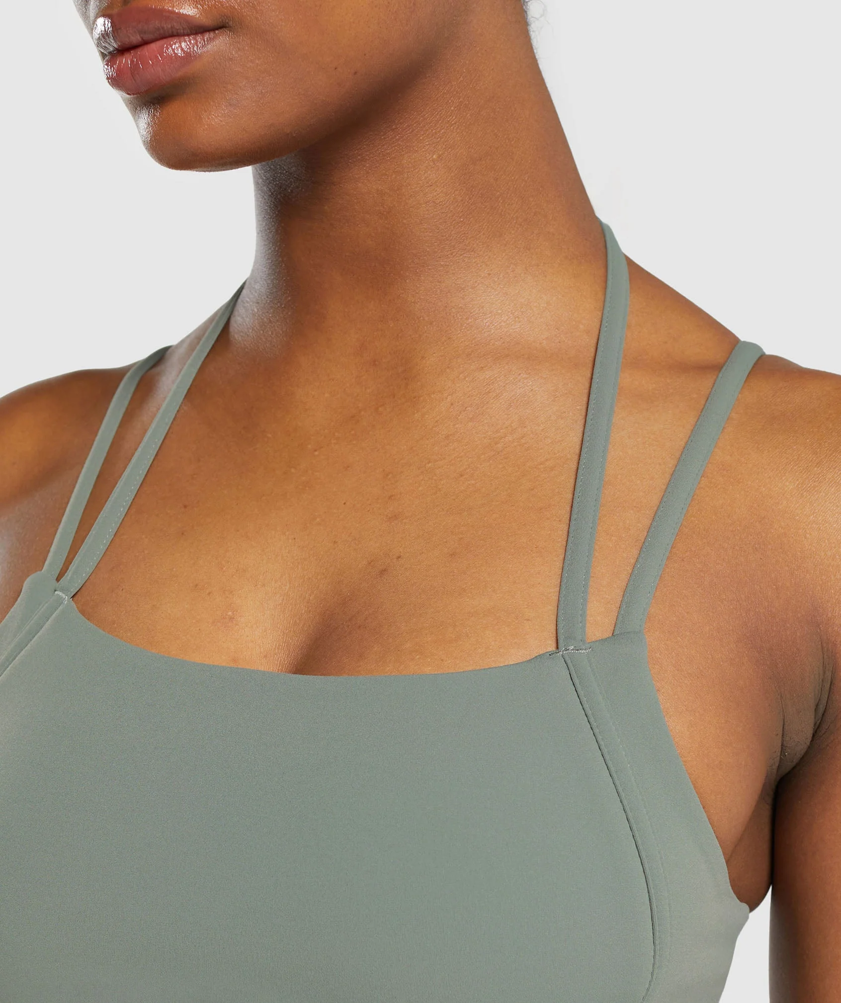 Halterneck Crop Cami Tank