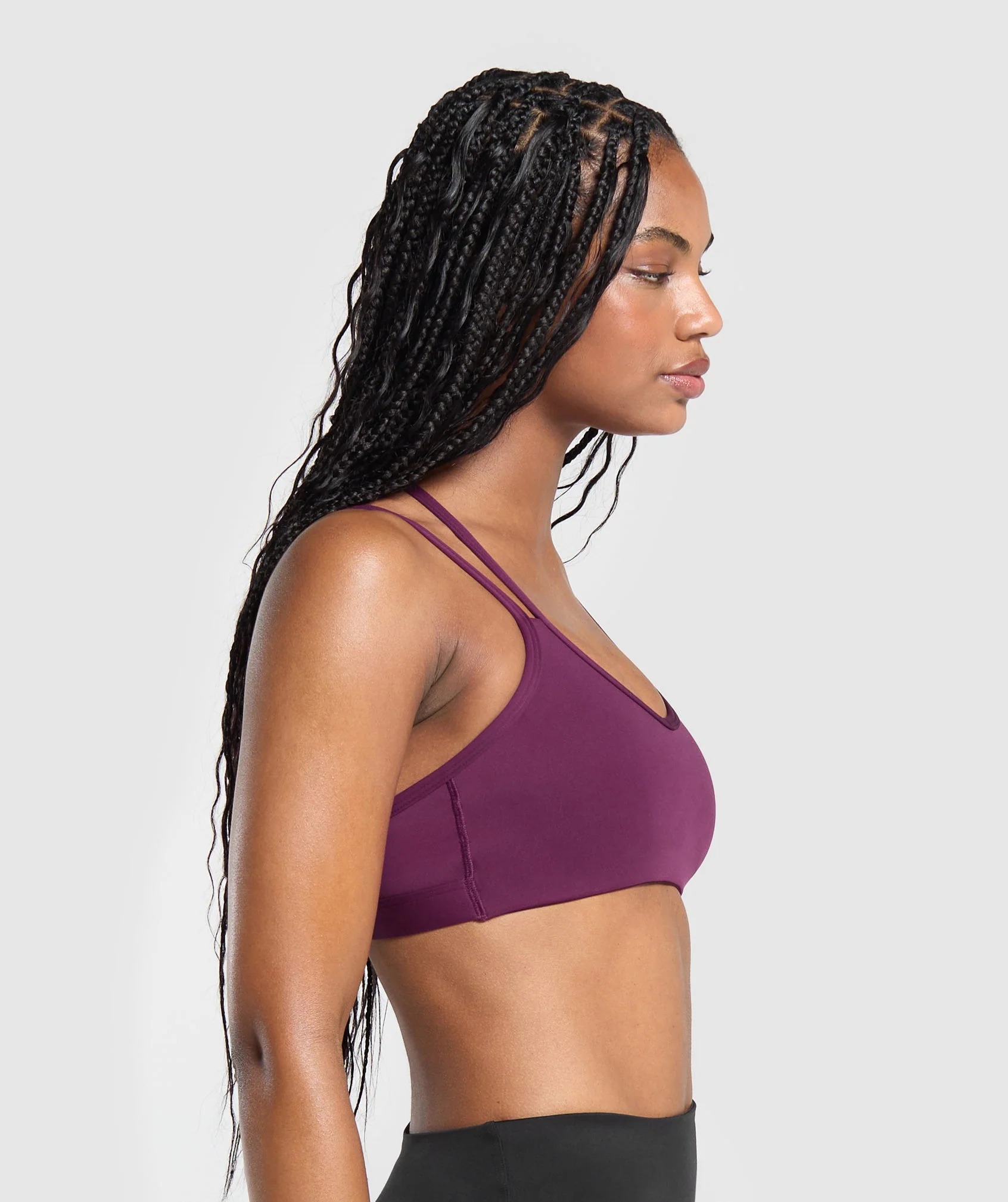 Strap Feature Sports Bra