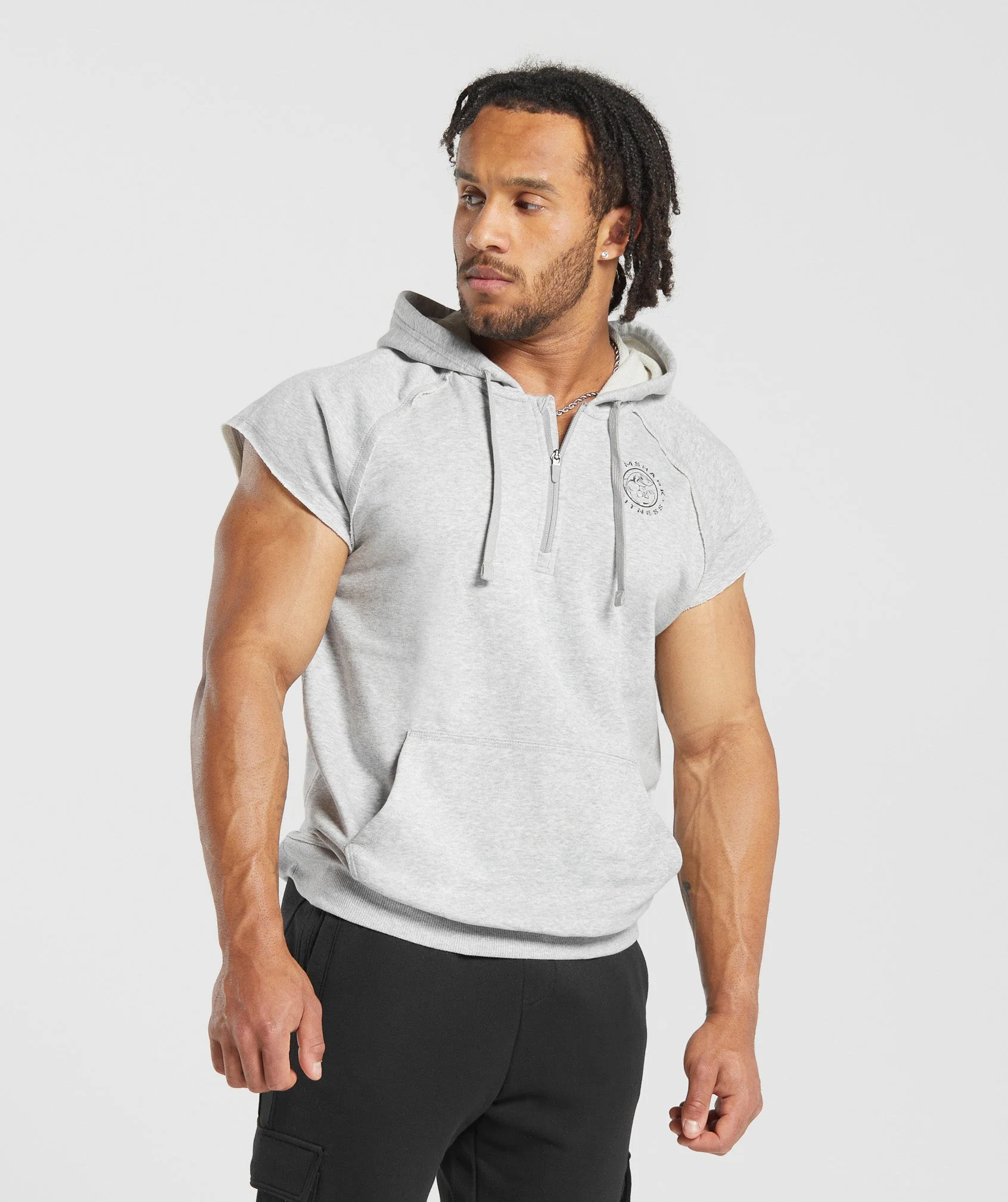 Legacy 1/4 Zip Cap Sleeve Hoodie