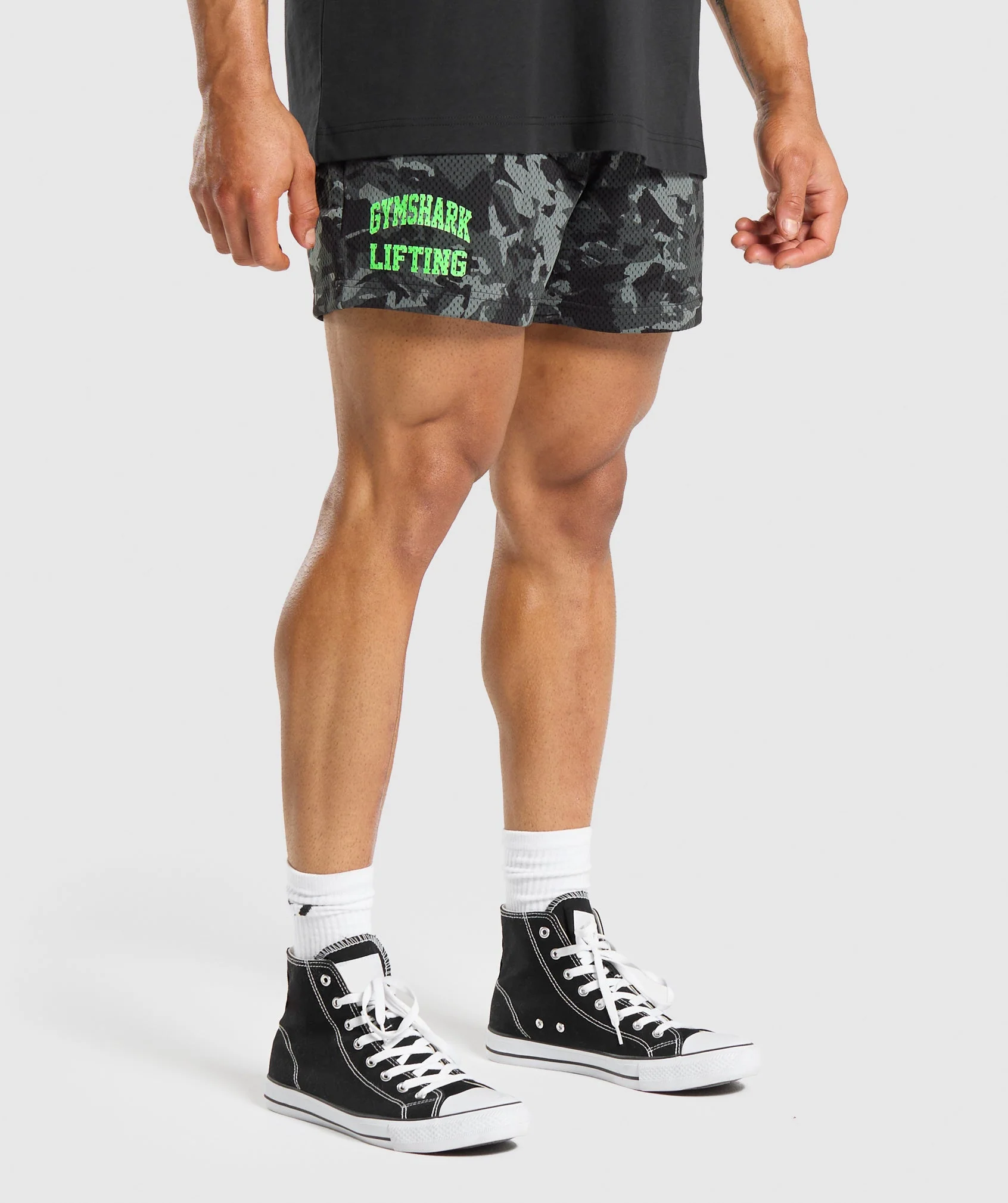 Printed Lifting Mesh 5" Shorts
