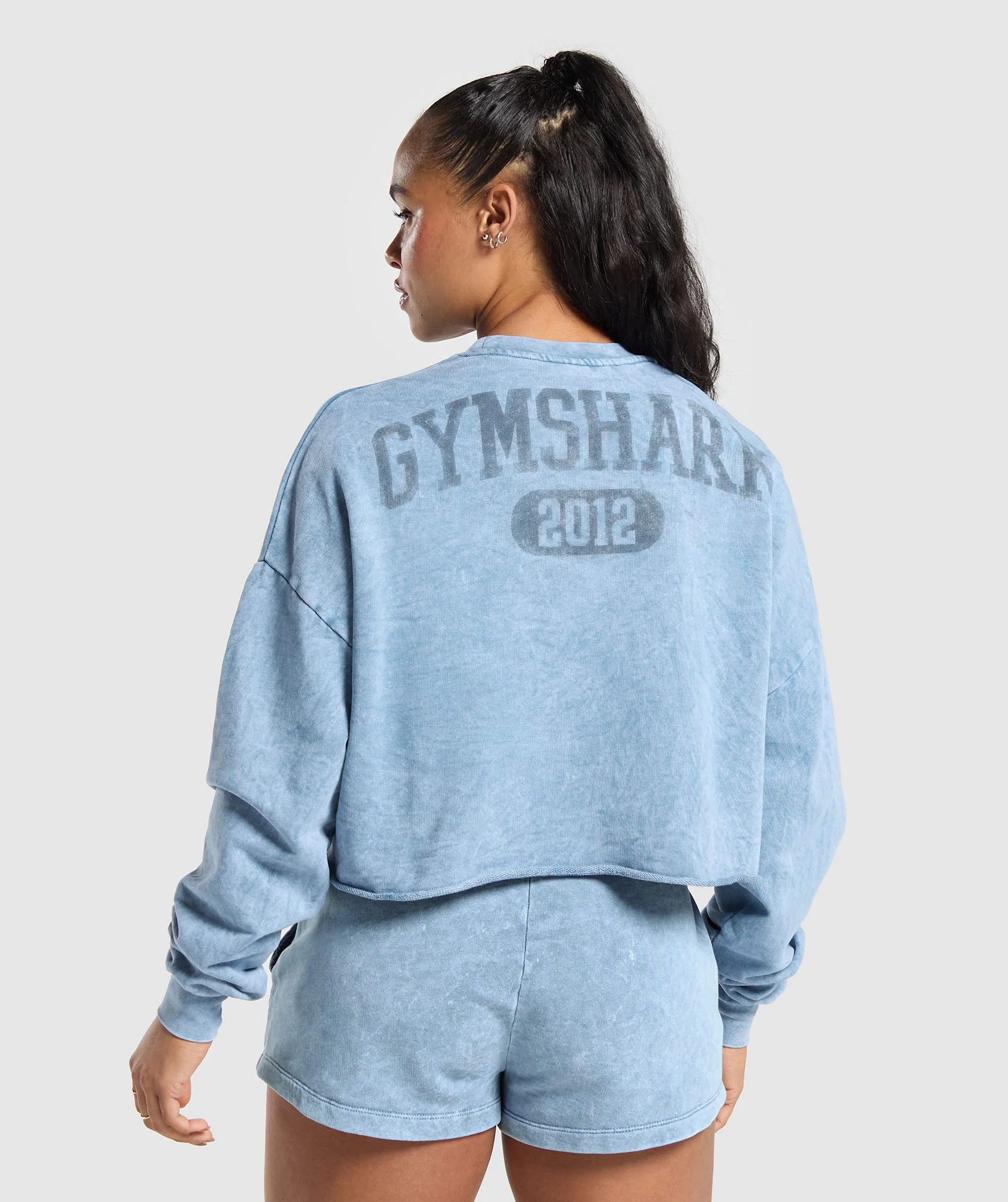 Collegiate Shadow Washed Midi Sweatshirt