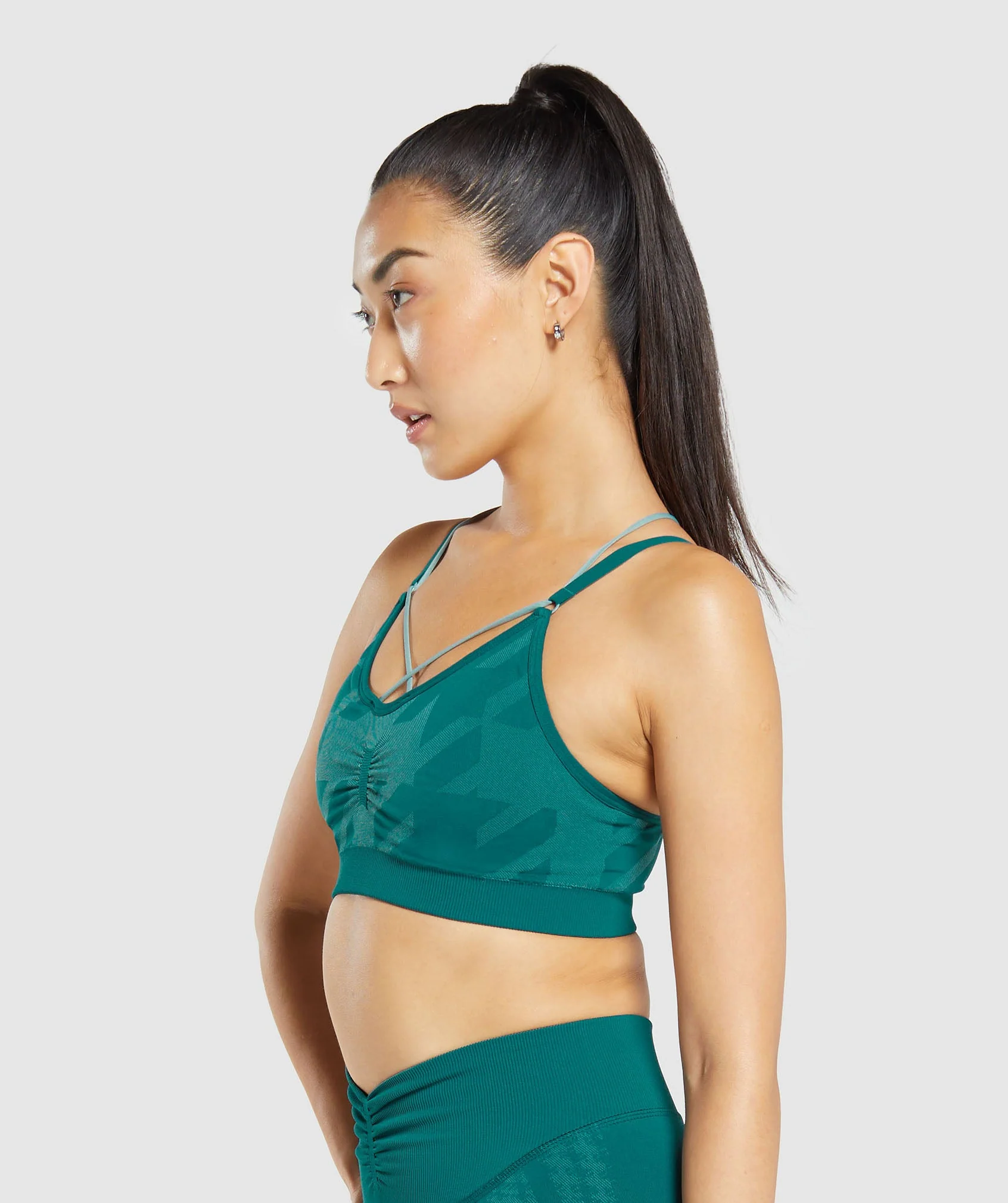 Apex Limit Seamless Ruched Sports Bra