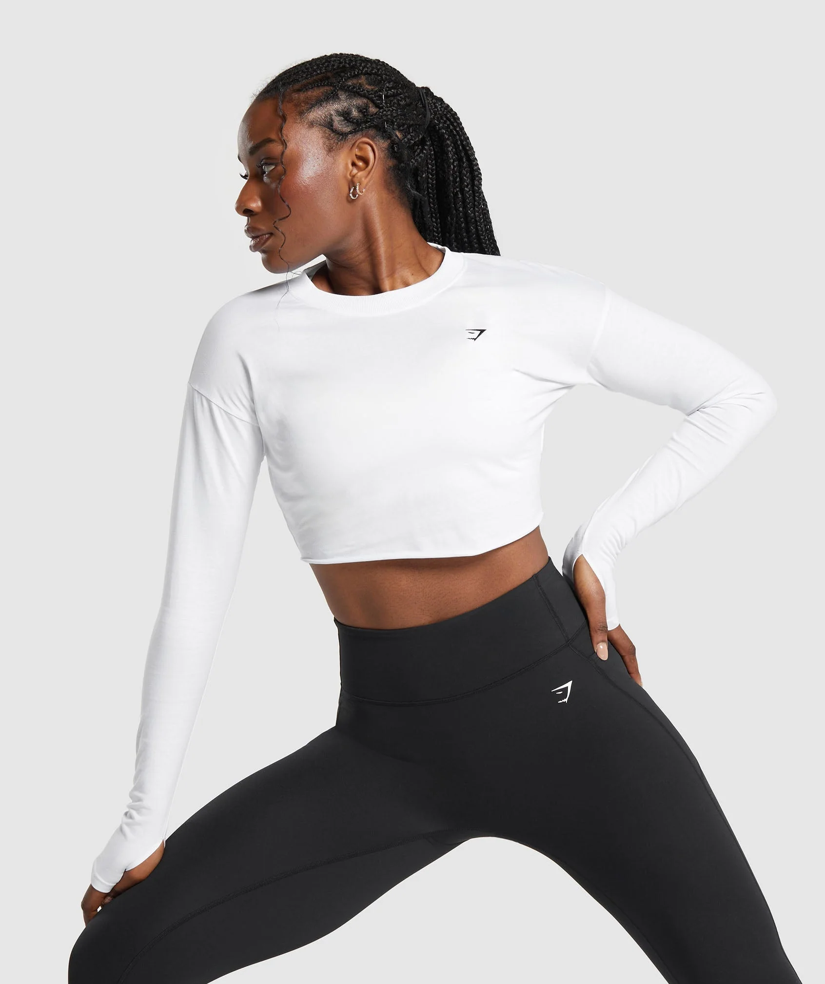Lifting Long Sleeve Crop Top