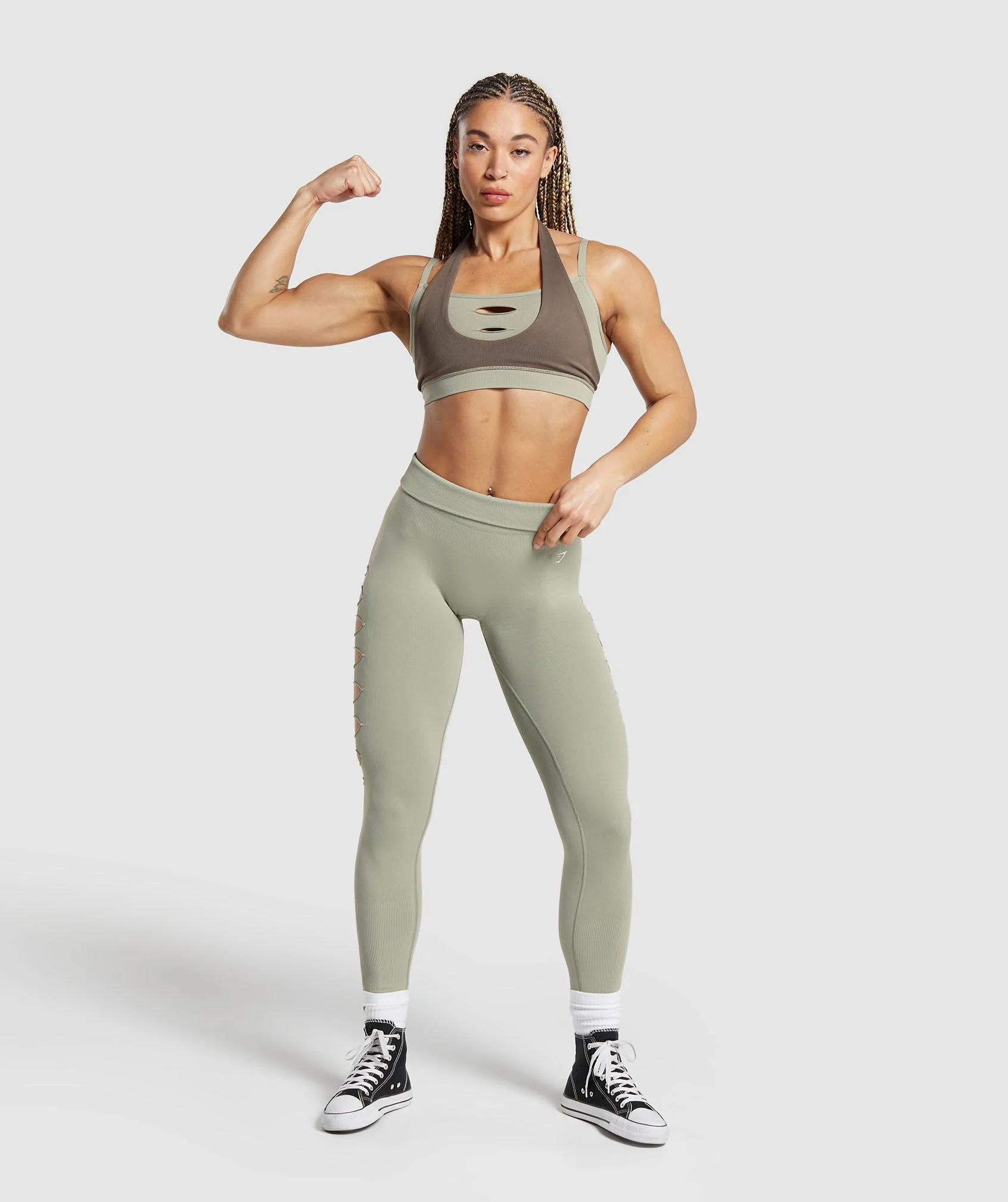 Gains Seamless Ripped Leggings