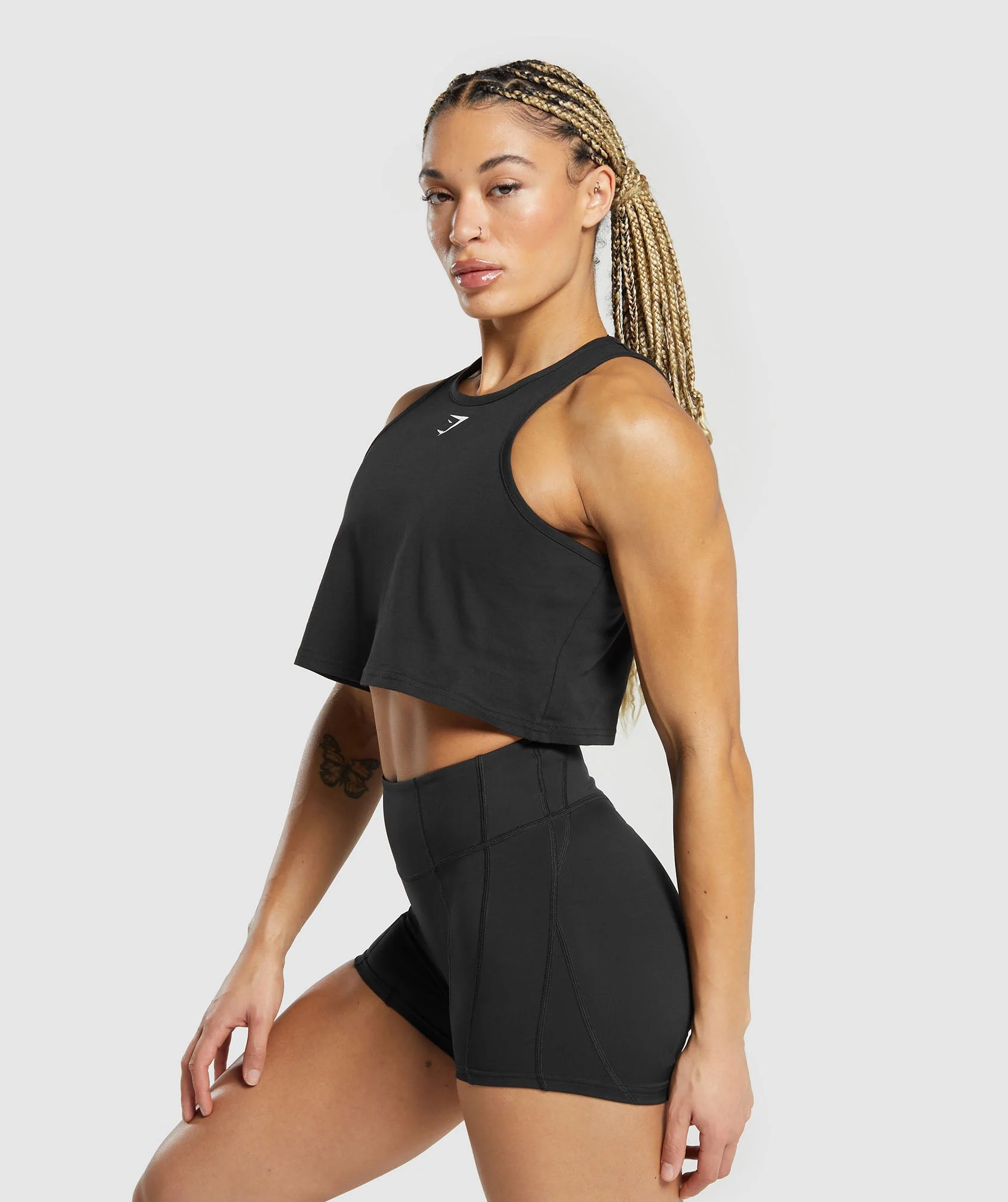 Lifting Essential Cotton Crop Tank