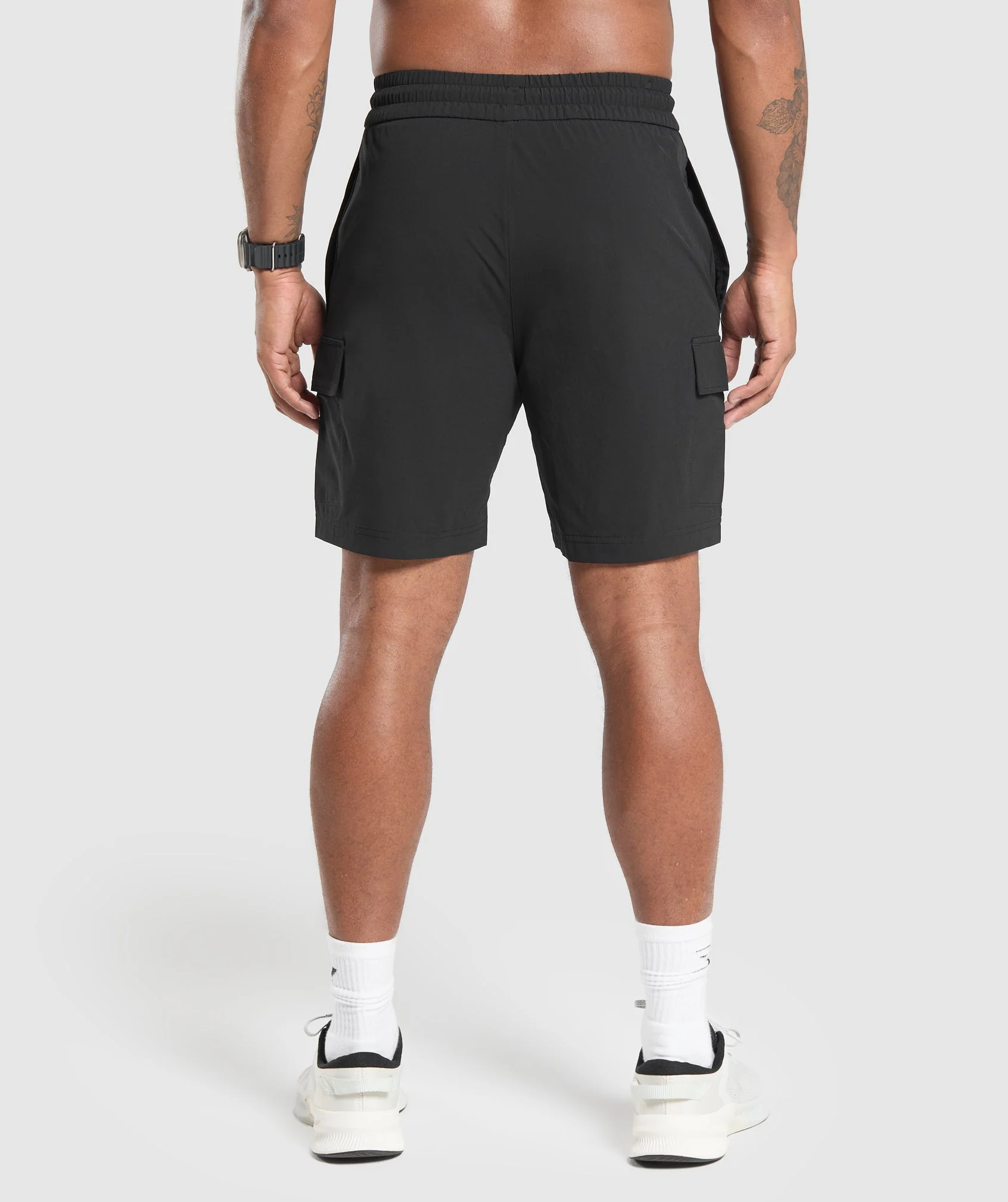 Stretch Woven Cargo Shorts