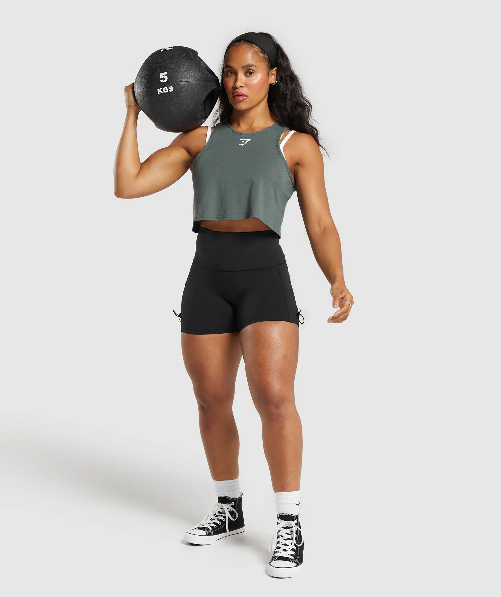 Lifting Essential Cotton Crop Tank