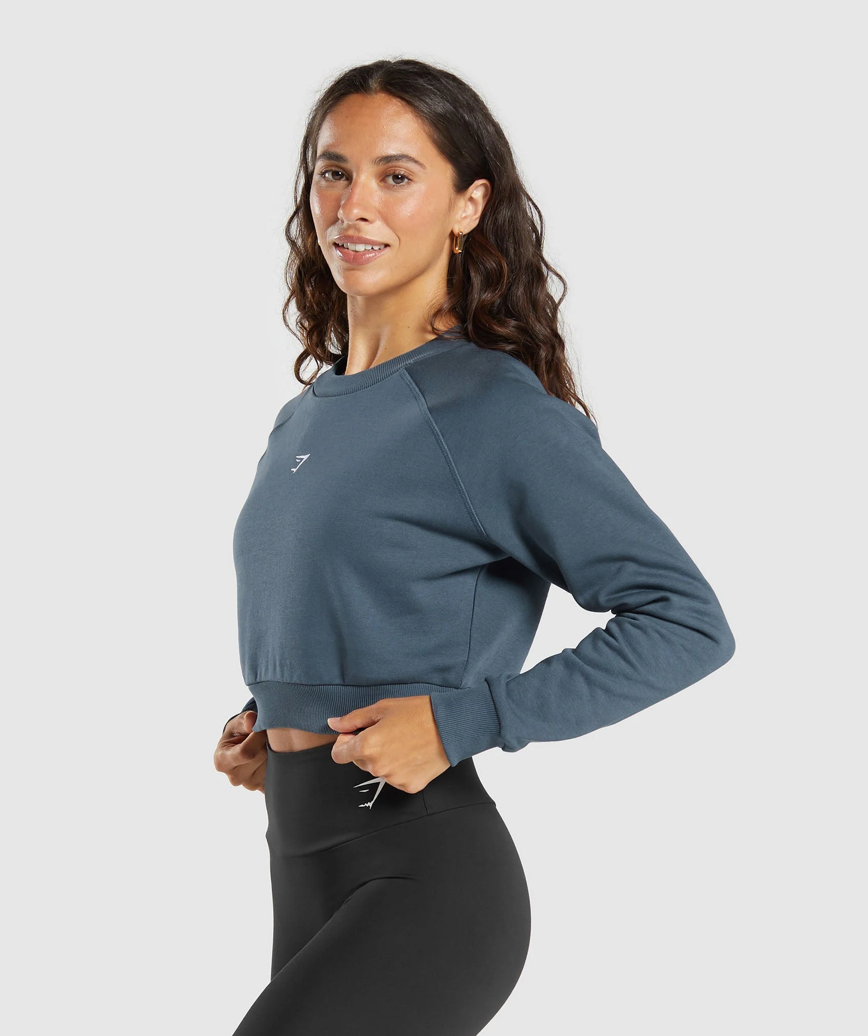 Training Fleece Cropped Sweatshirt