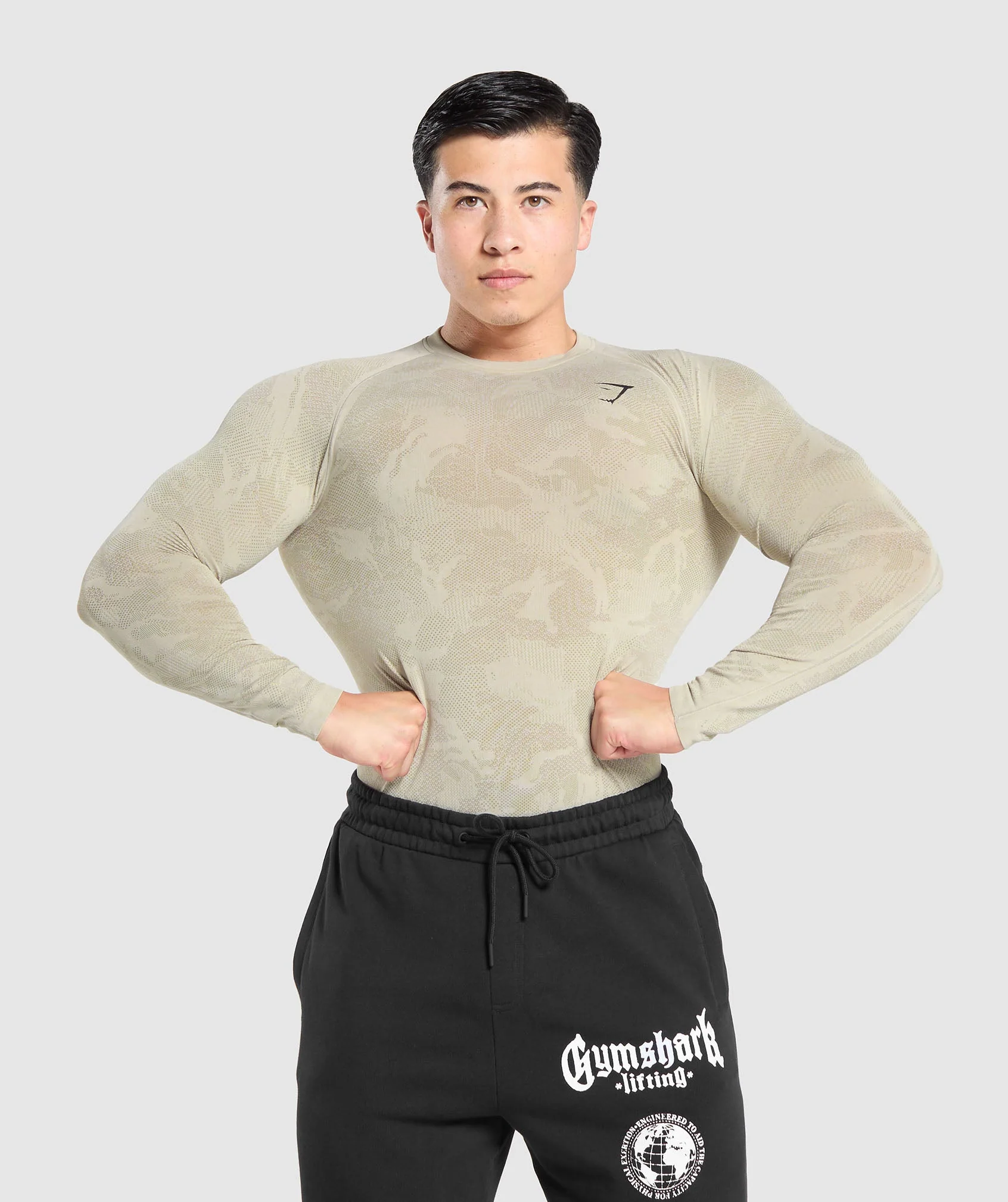 Geo Seamless Long Sleeve T-Shirt