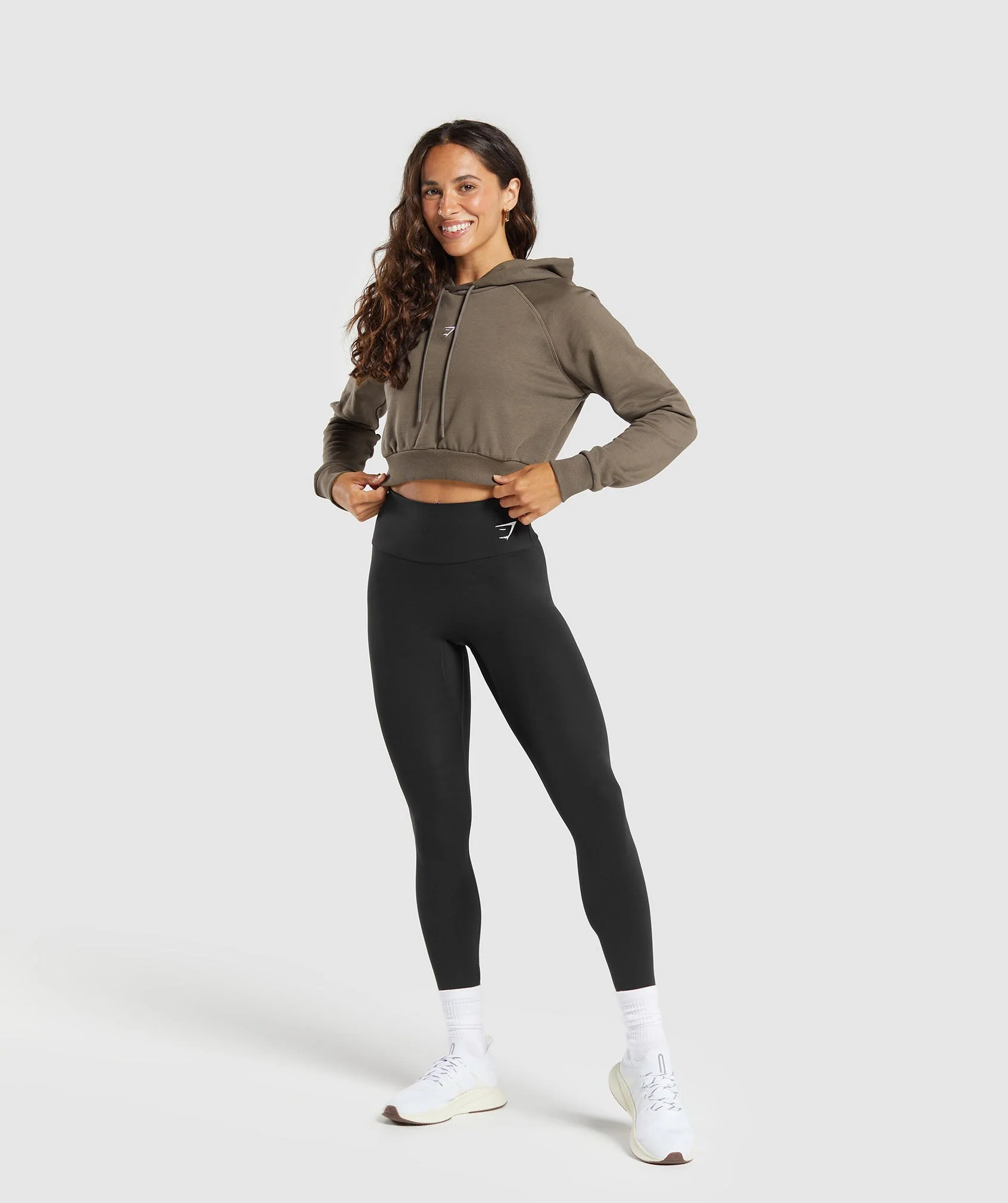 Training Fleece Cropped Hoodie