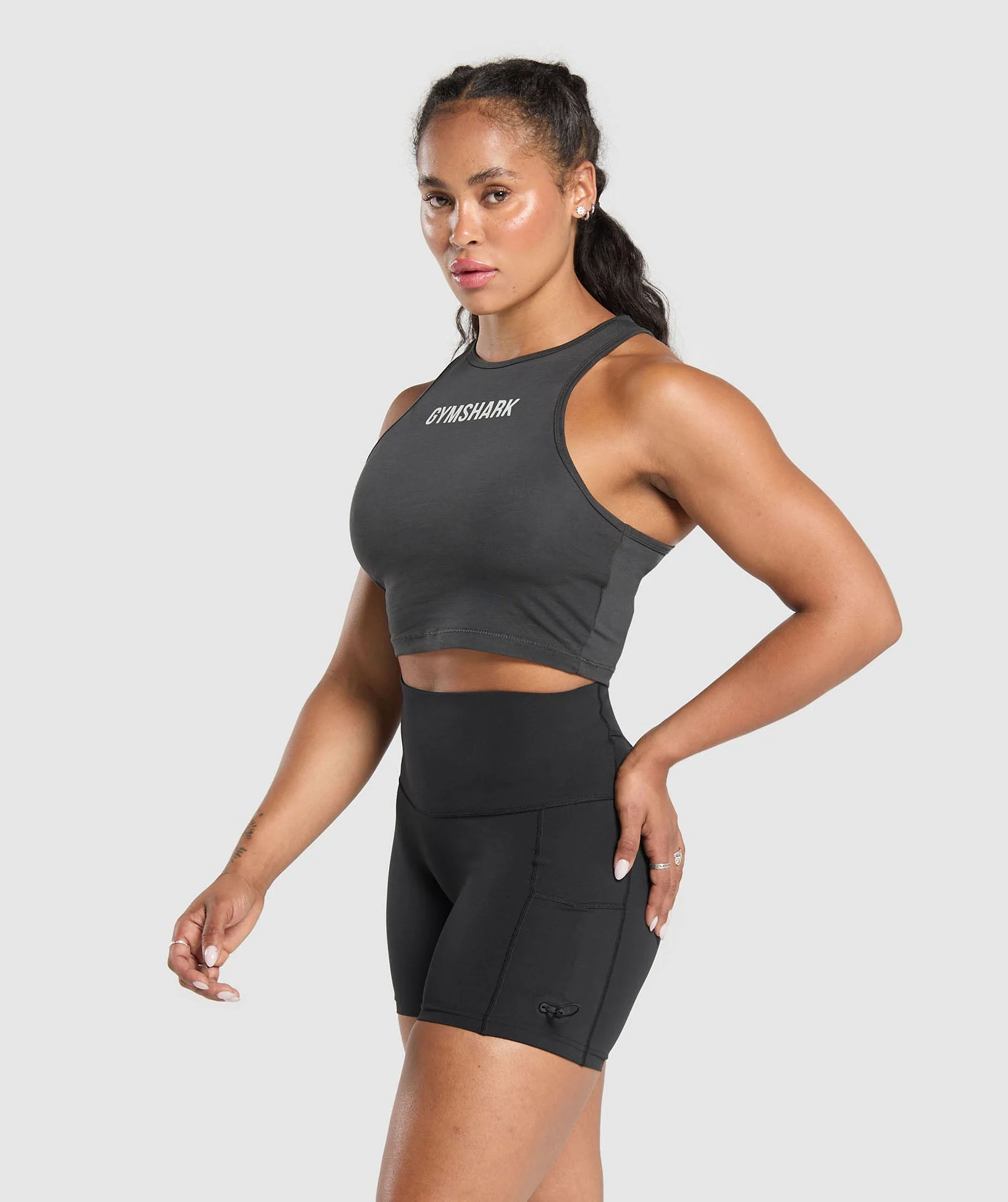 Training Department Graphic Cropped Tank