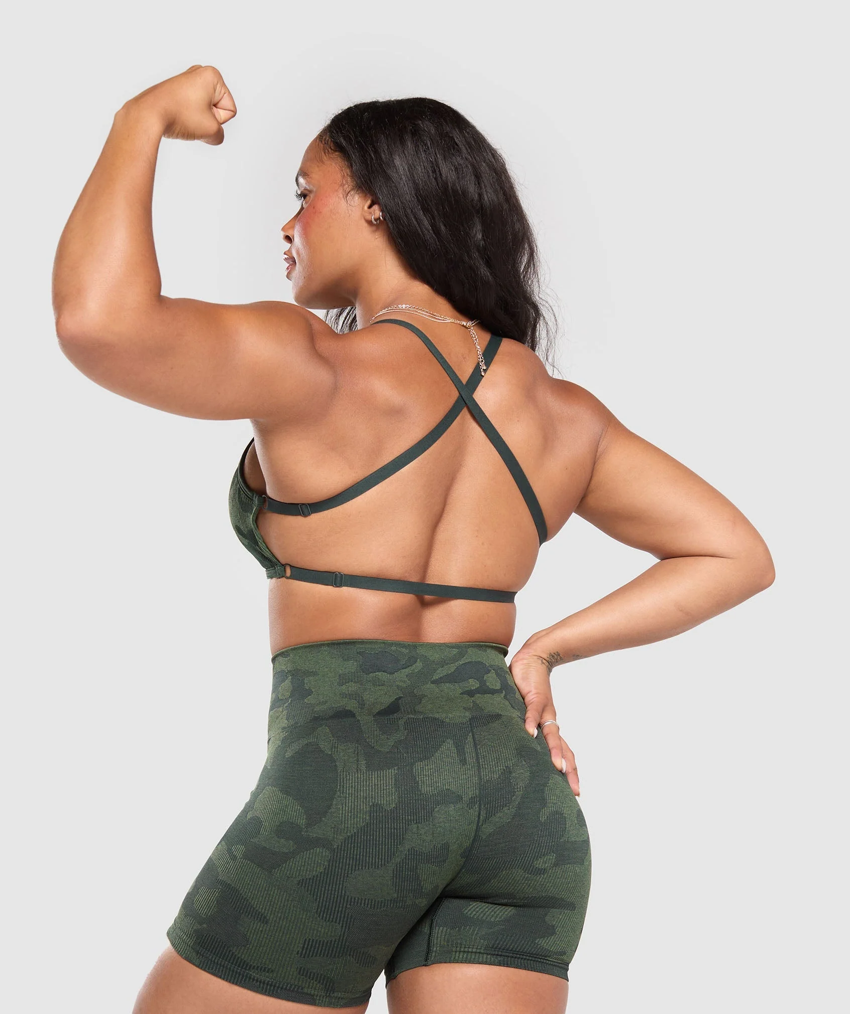 Adapt Camo Cross Back Sports Bra