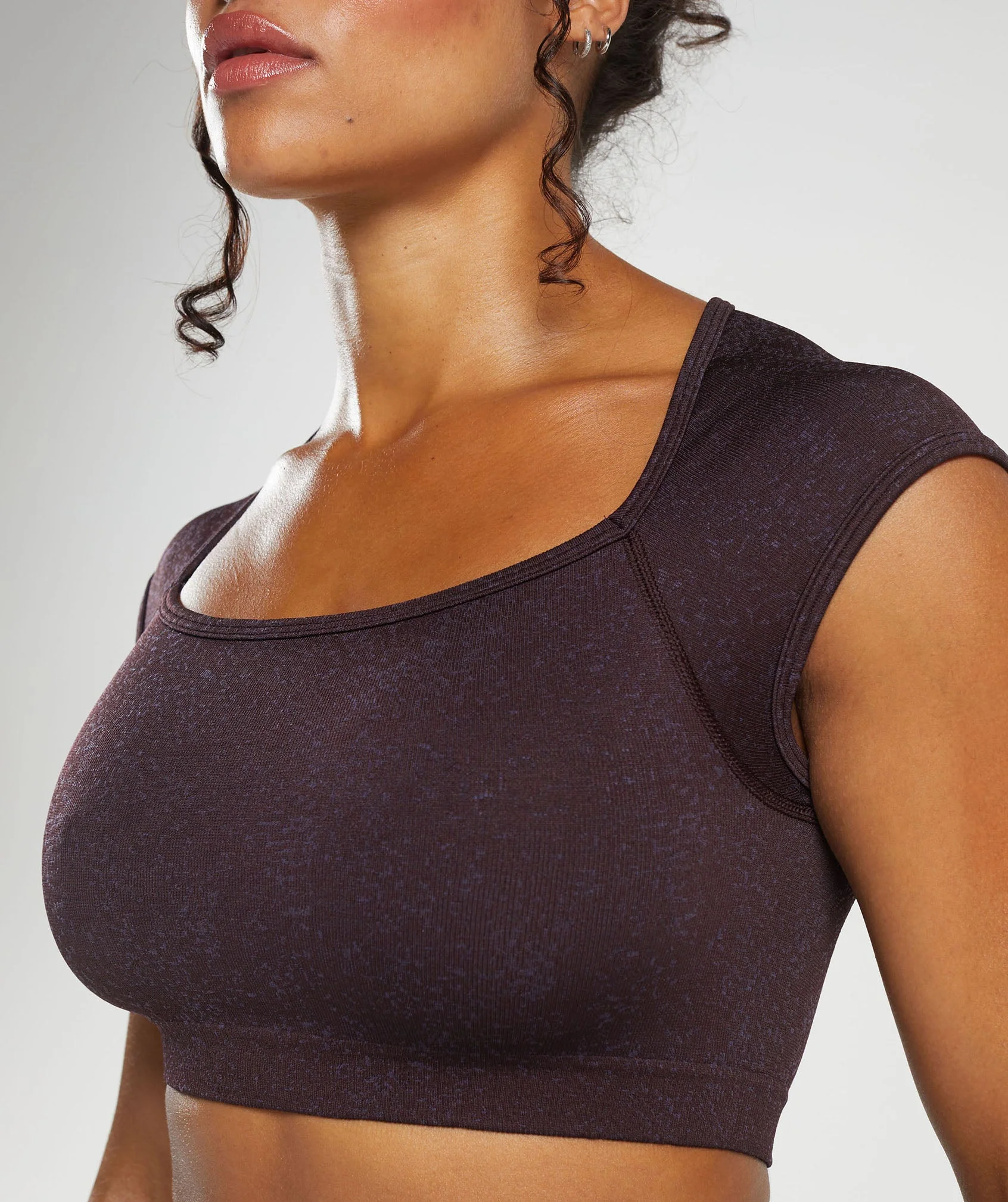 Adapt Fleck Seamless Crop Top