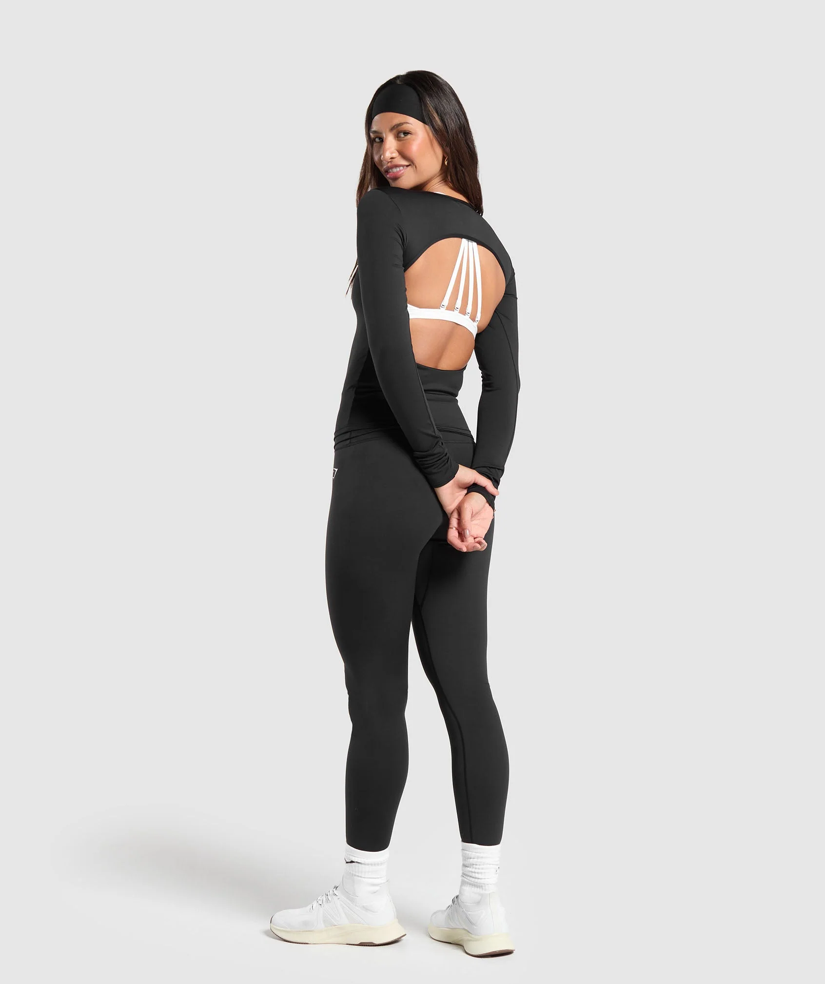 Everyday Open Back Long Sleeve Top