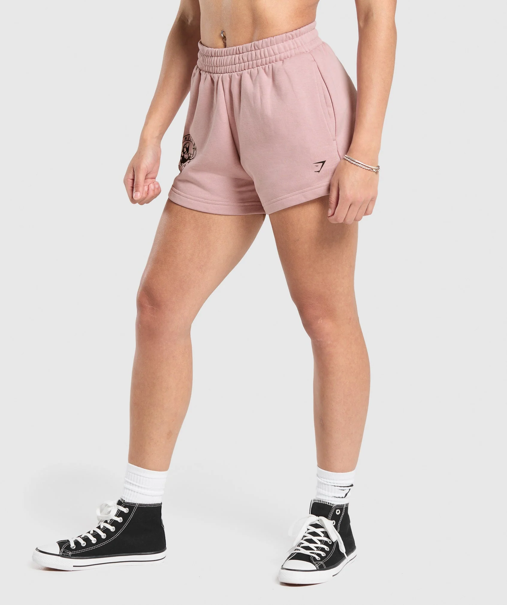 Strong Girl Lifting Club Graphic Shorts