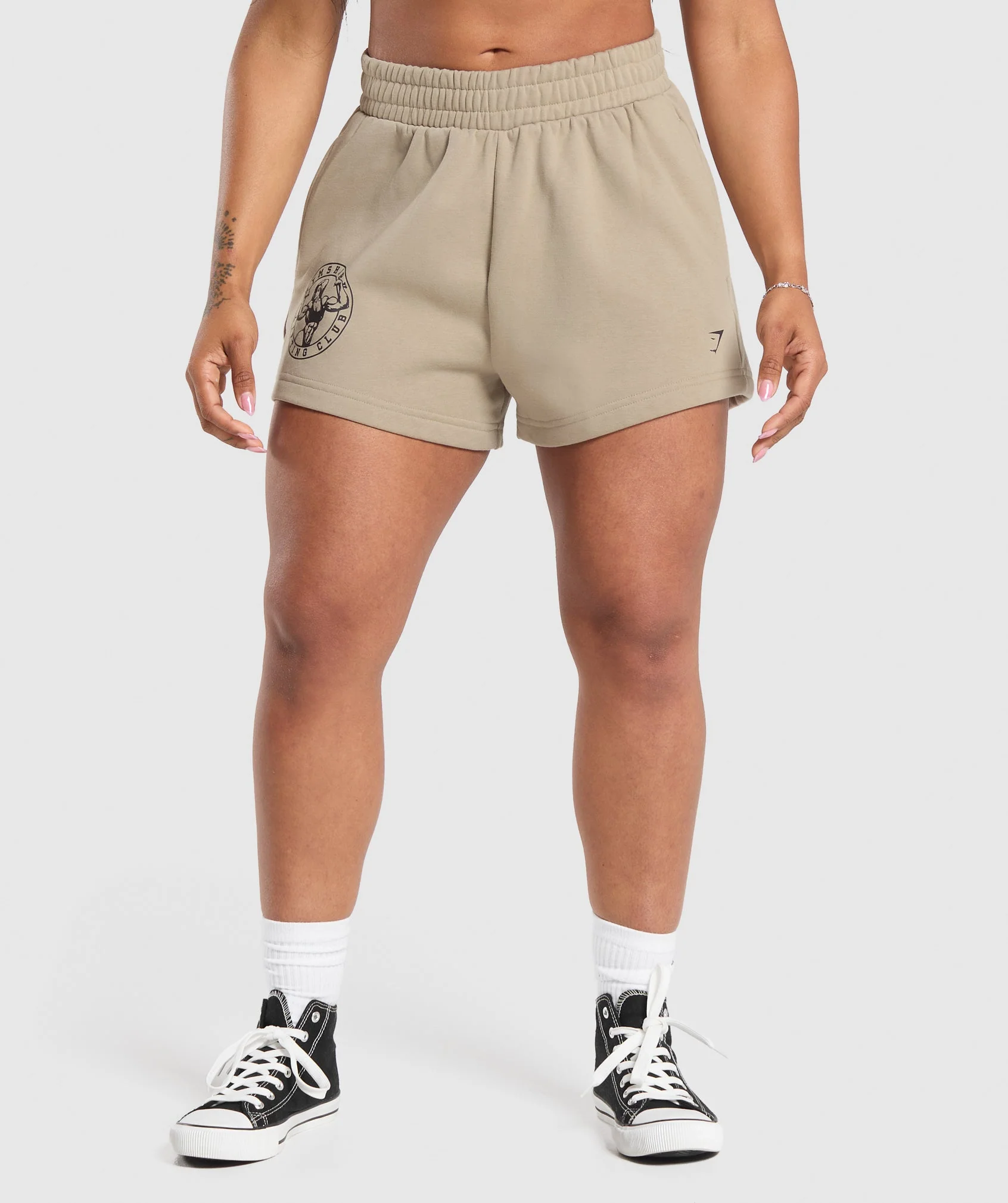 Strong Girl Lifting Club Graphic Shorts
