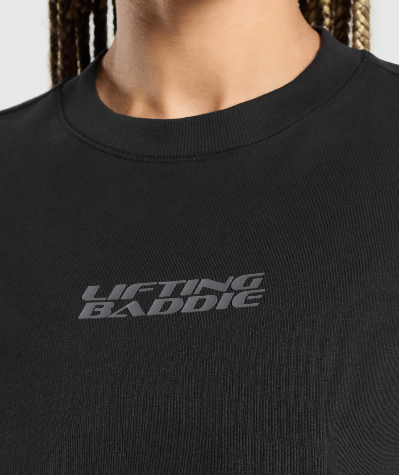 Lifting Baddie Boxy Crop Top