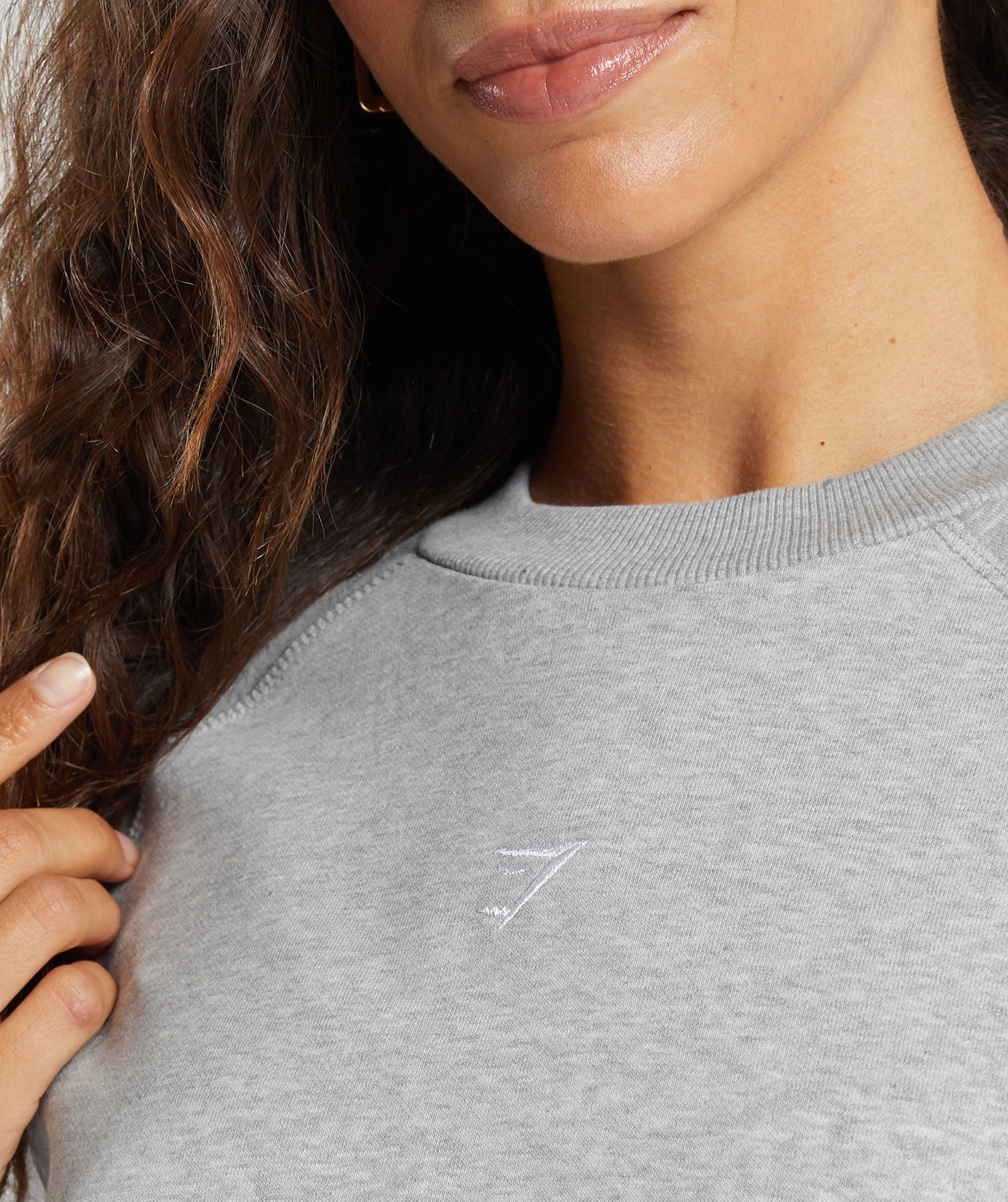 Training Fleece Cropped Sweatshirt