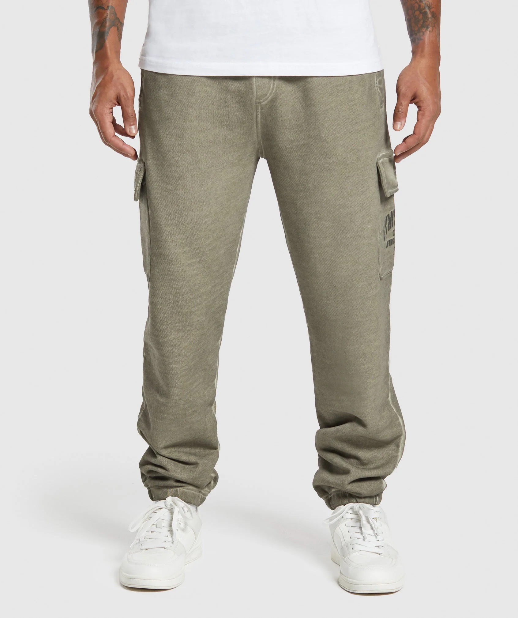 Heavyweight Washed Cargo Joggers