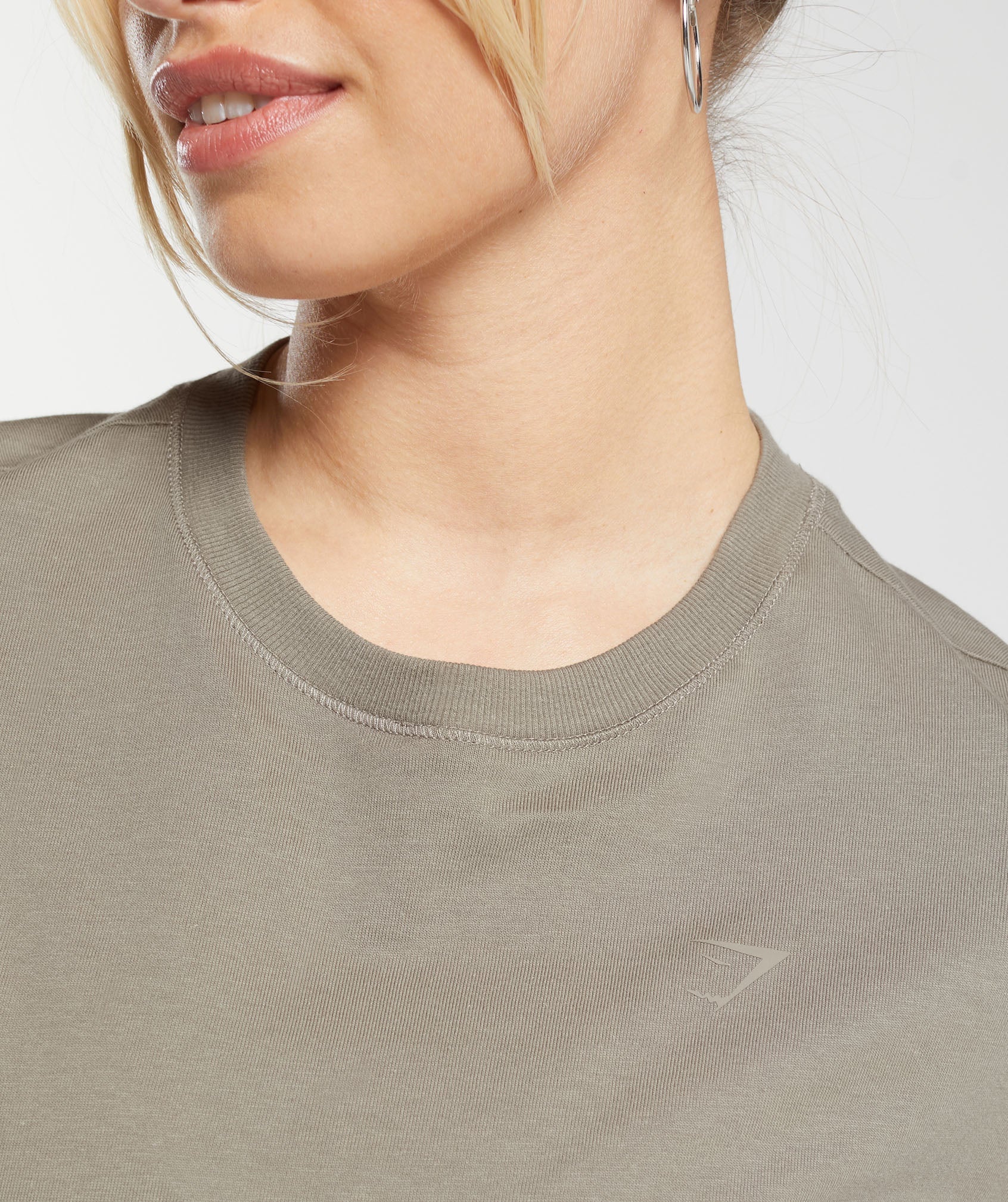 Cotton Oversized Long Sleeve Top