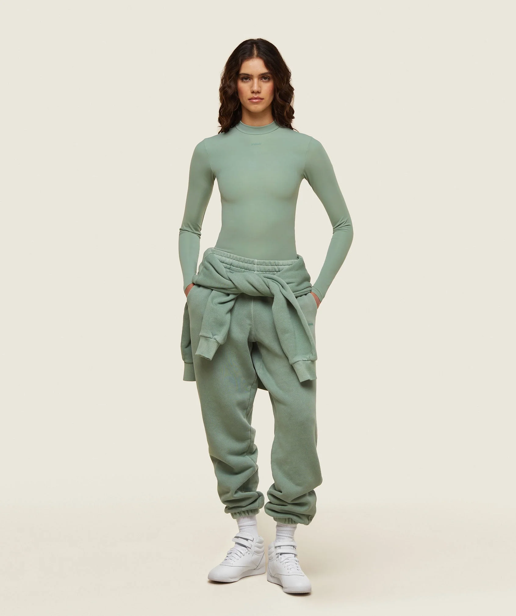 everywear Long Sleeve Active Bodysuit