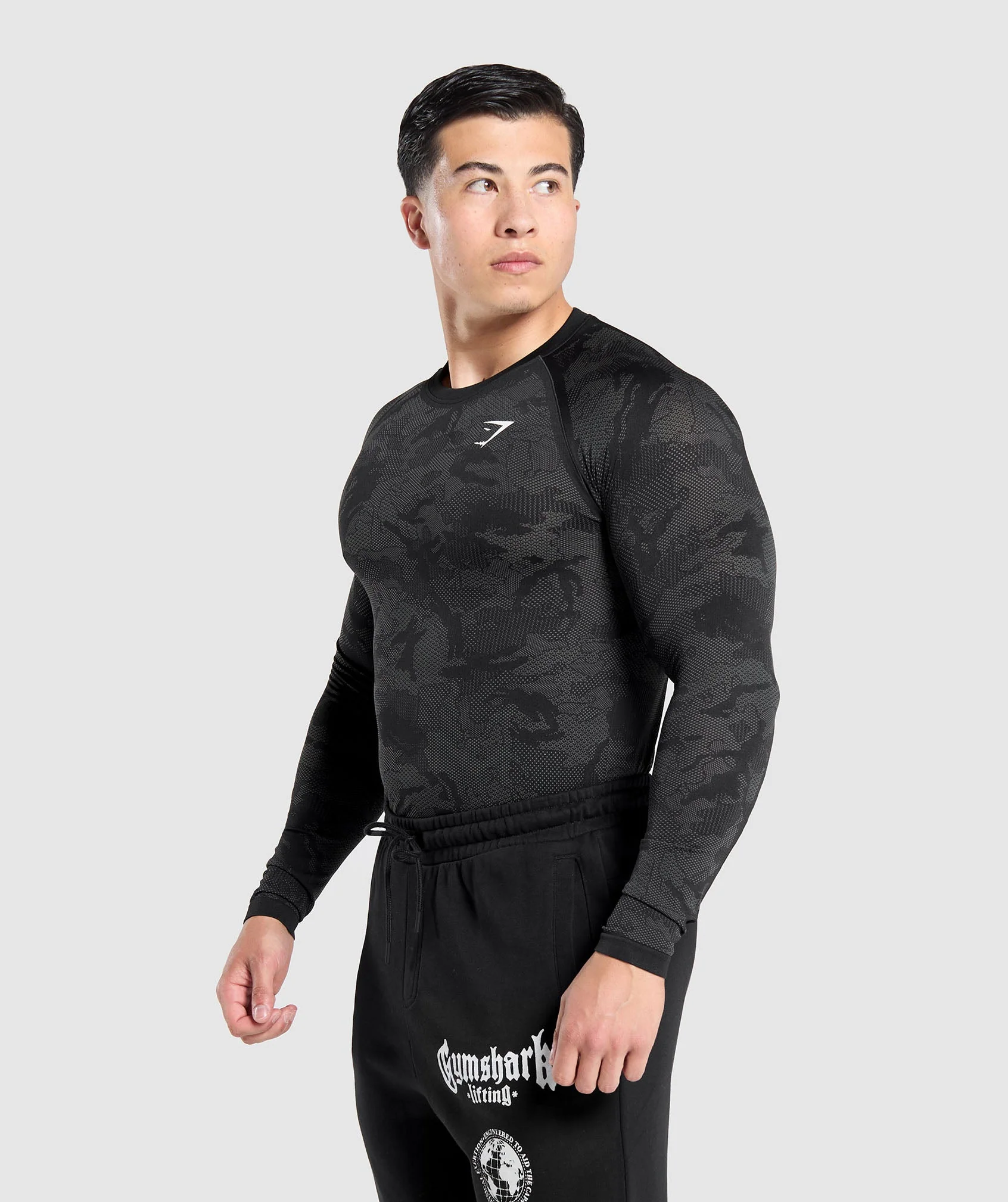 Geo Seamless Long Sleeve T-Shirt
