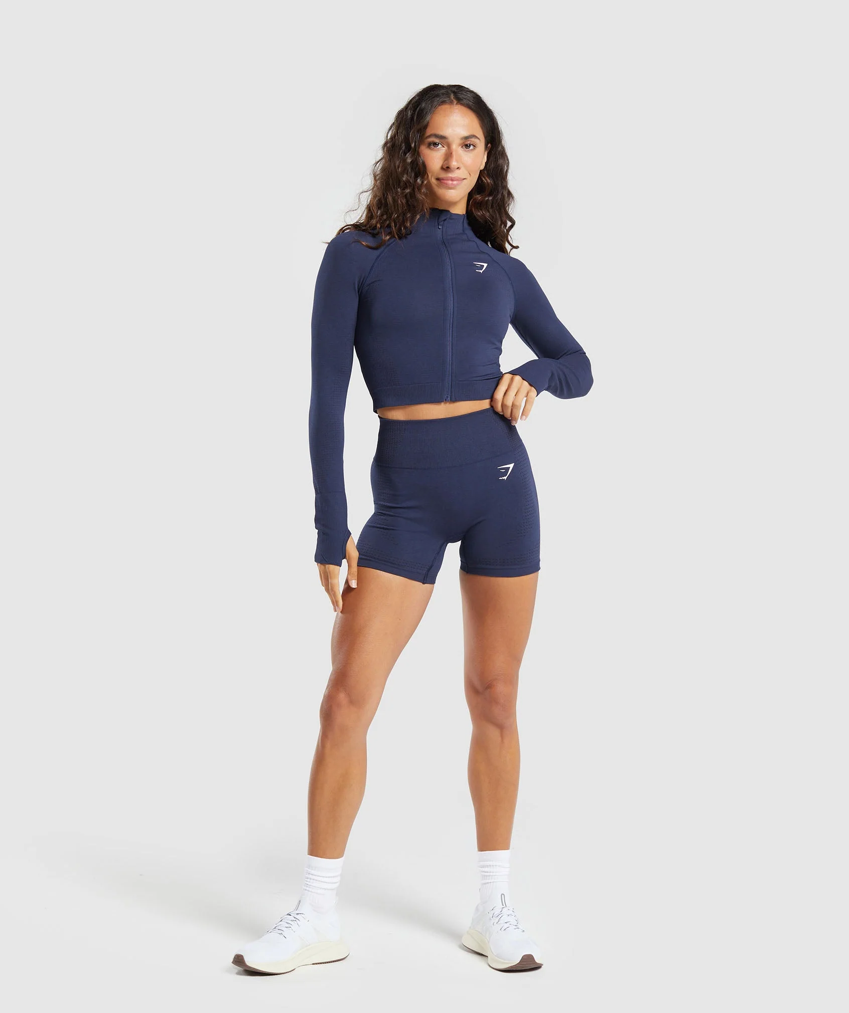 Vital Seamless Midi Zip Pullover