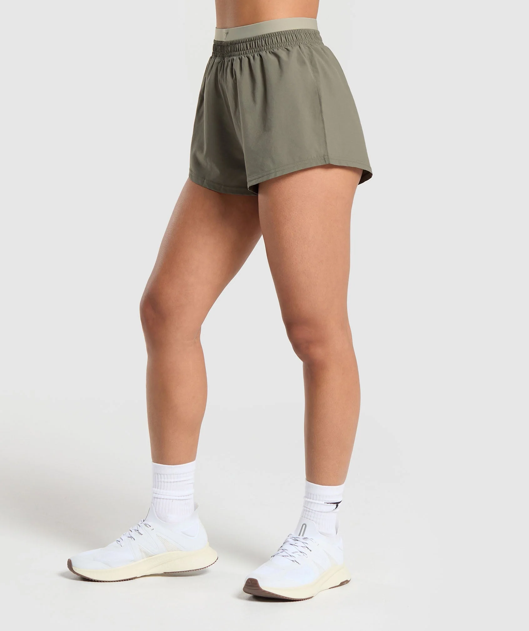 Double Waistband Shorts