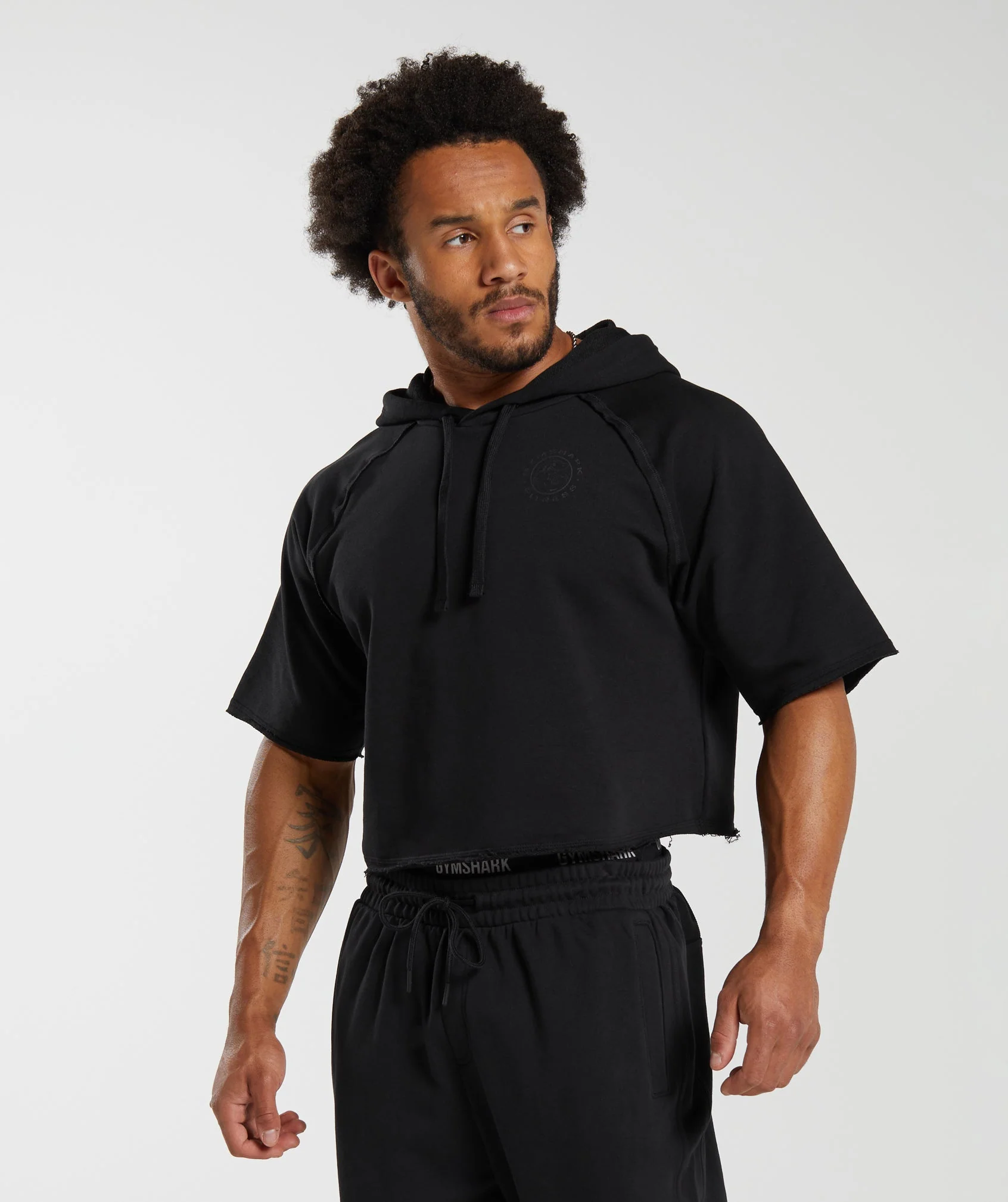 Legacy Short Sleeve Crop Hoodie