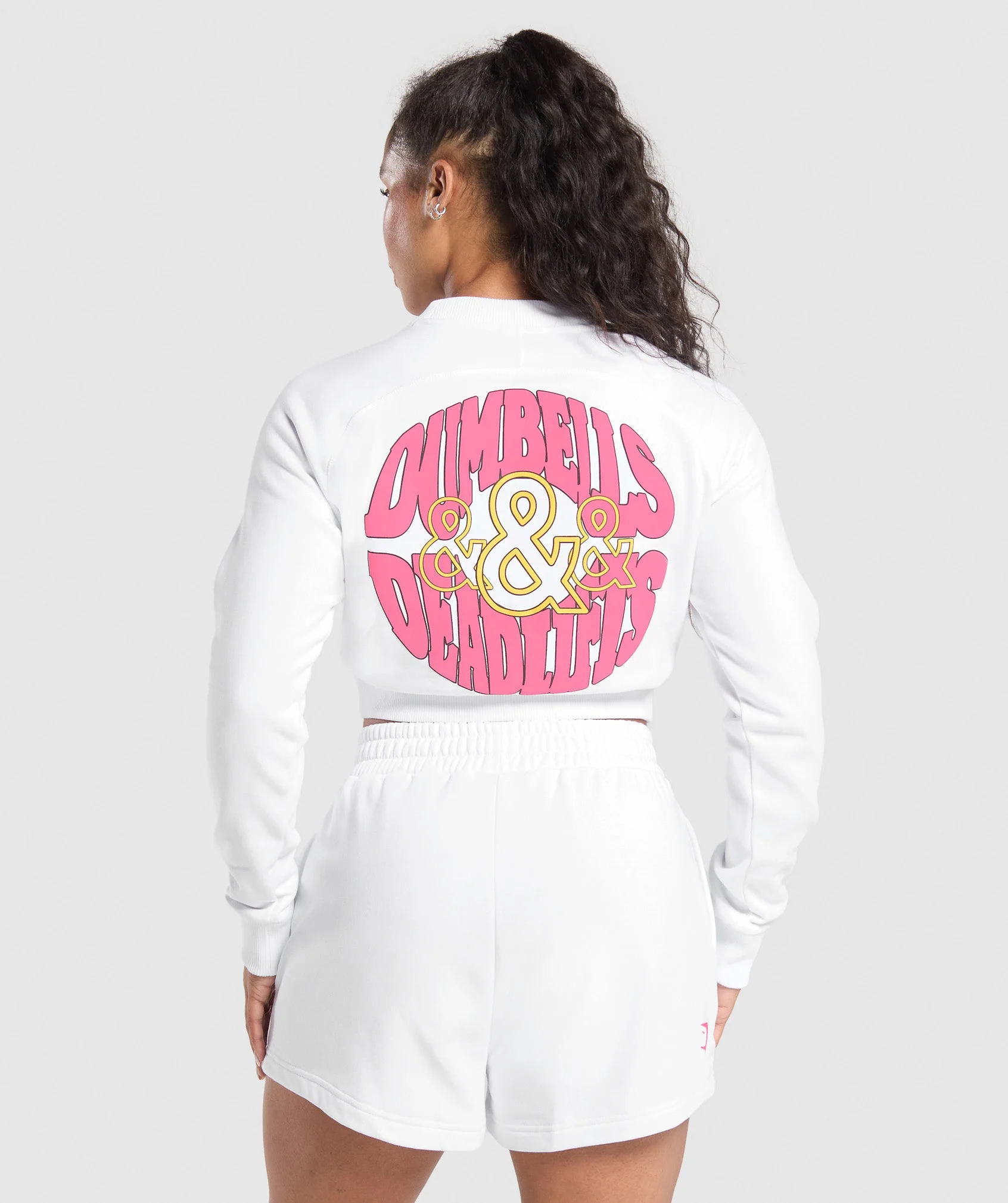 Dumbells & Deadlifts Crop Sweater