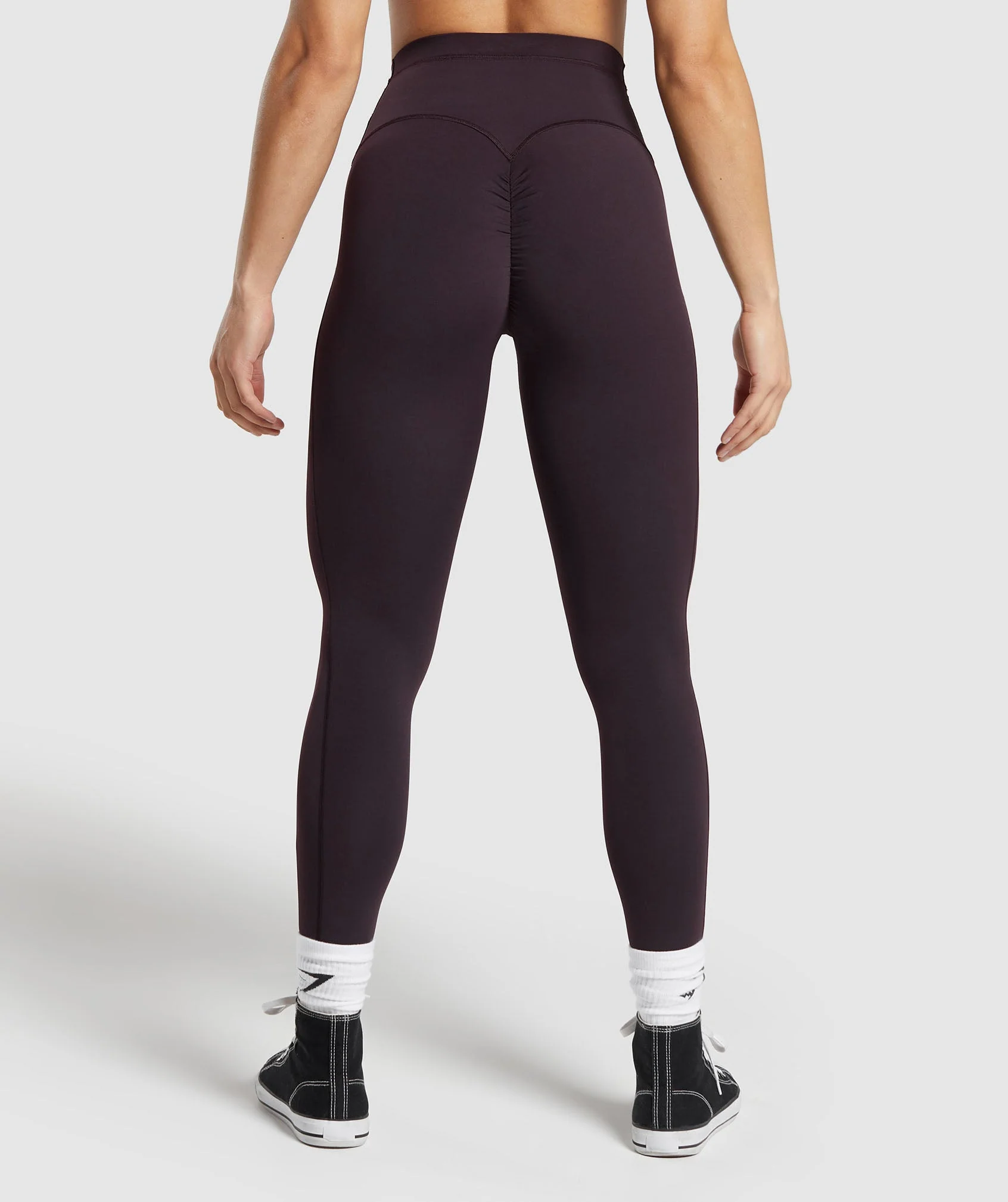 Mesh Waistband Leggings