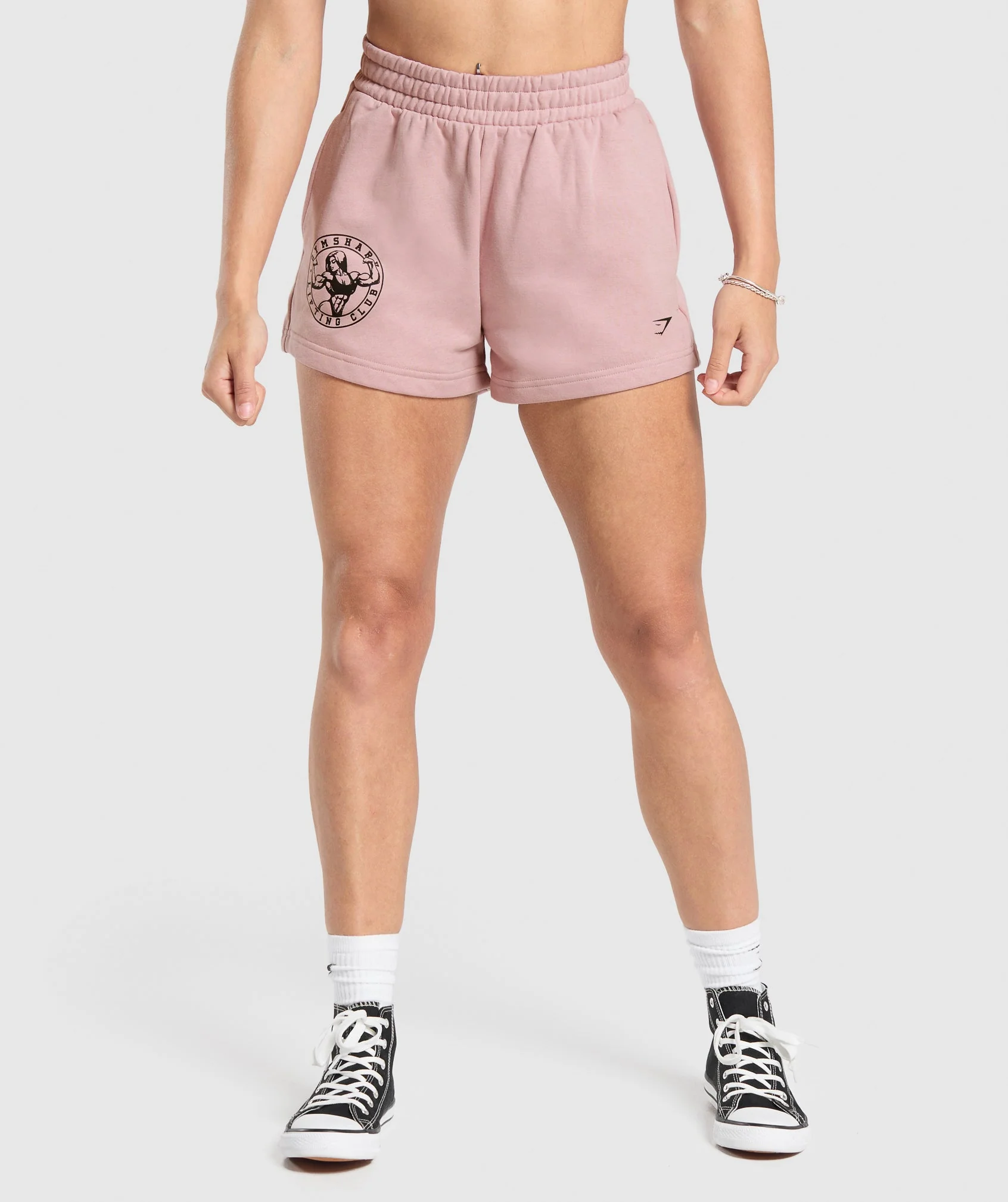 Strong Girl Lifting Club Graphic Shorts