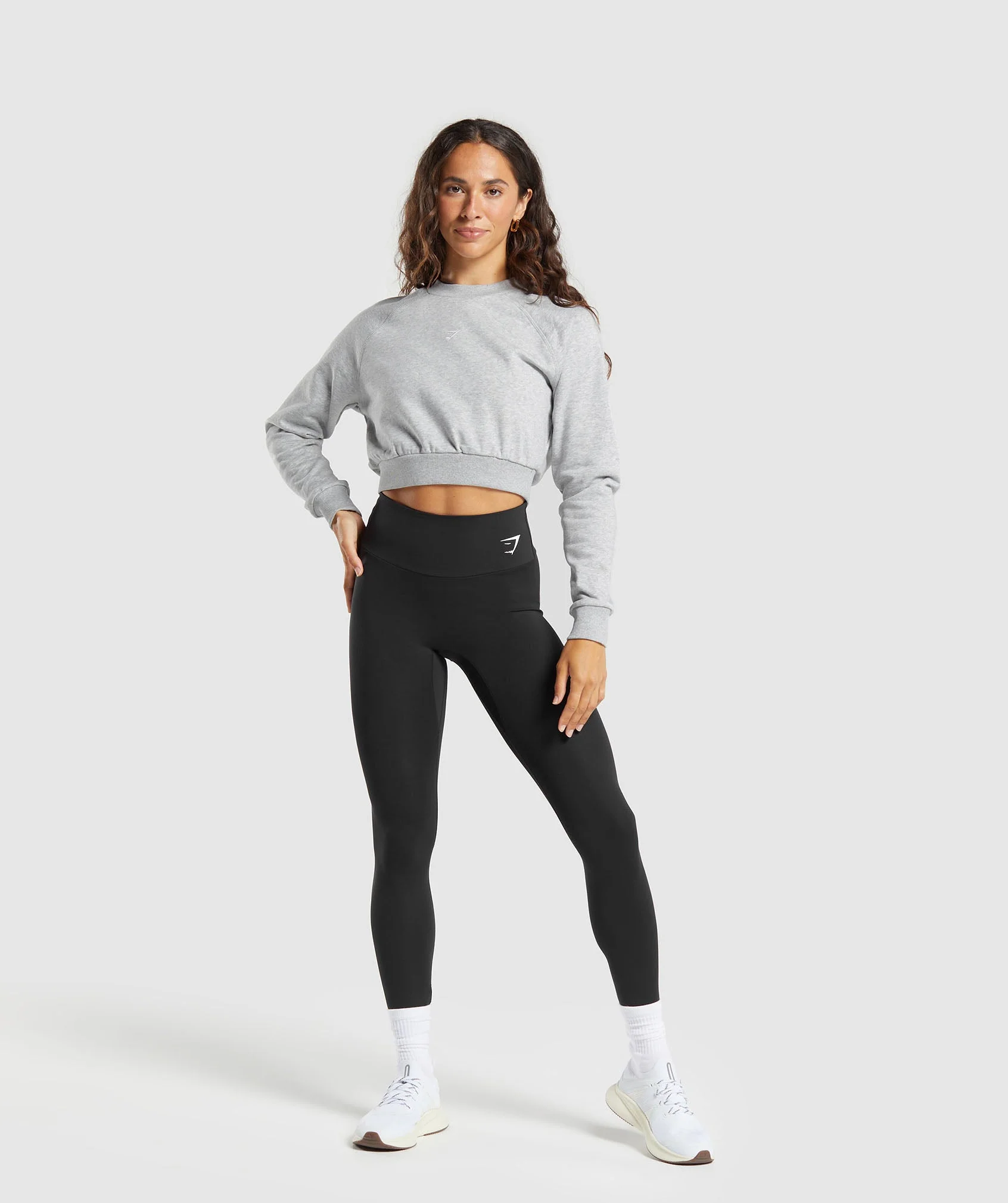 Training Fleece Cropped Sweatshirt
