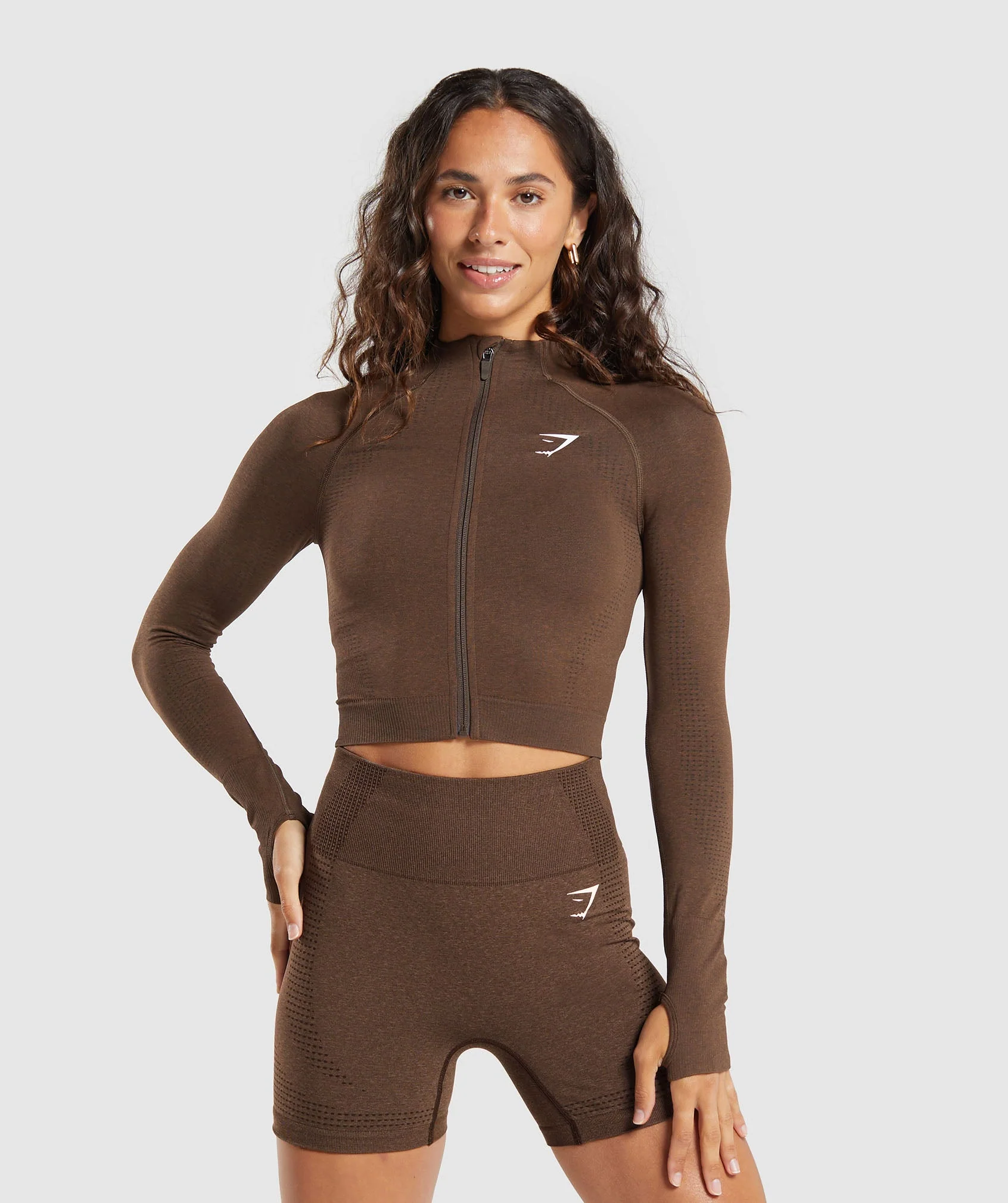 Vital Seamless Midi Zip Pullover