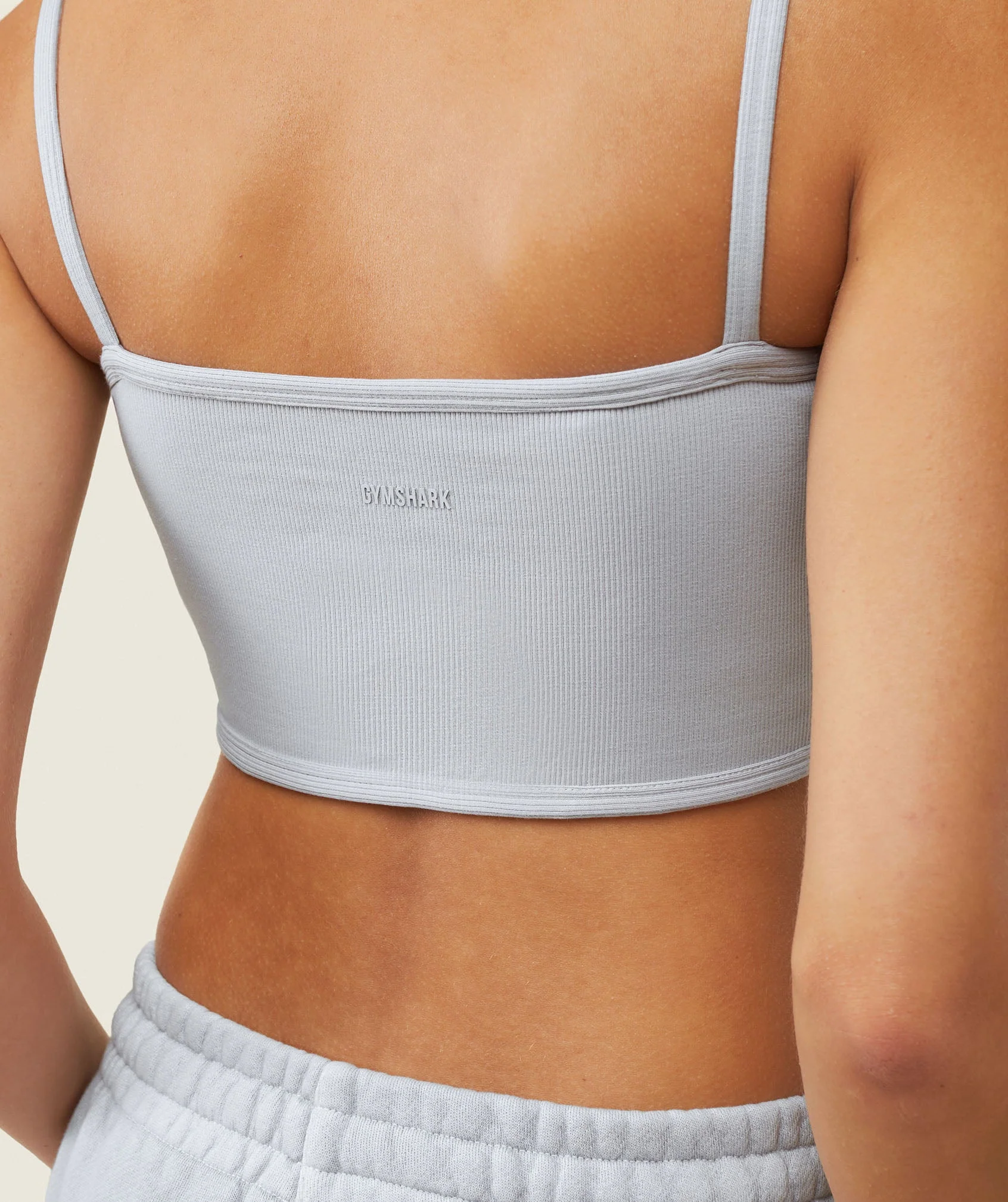 everywear Ribbed Bandeau Bra