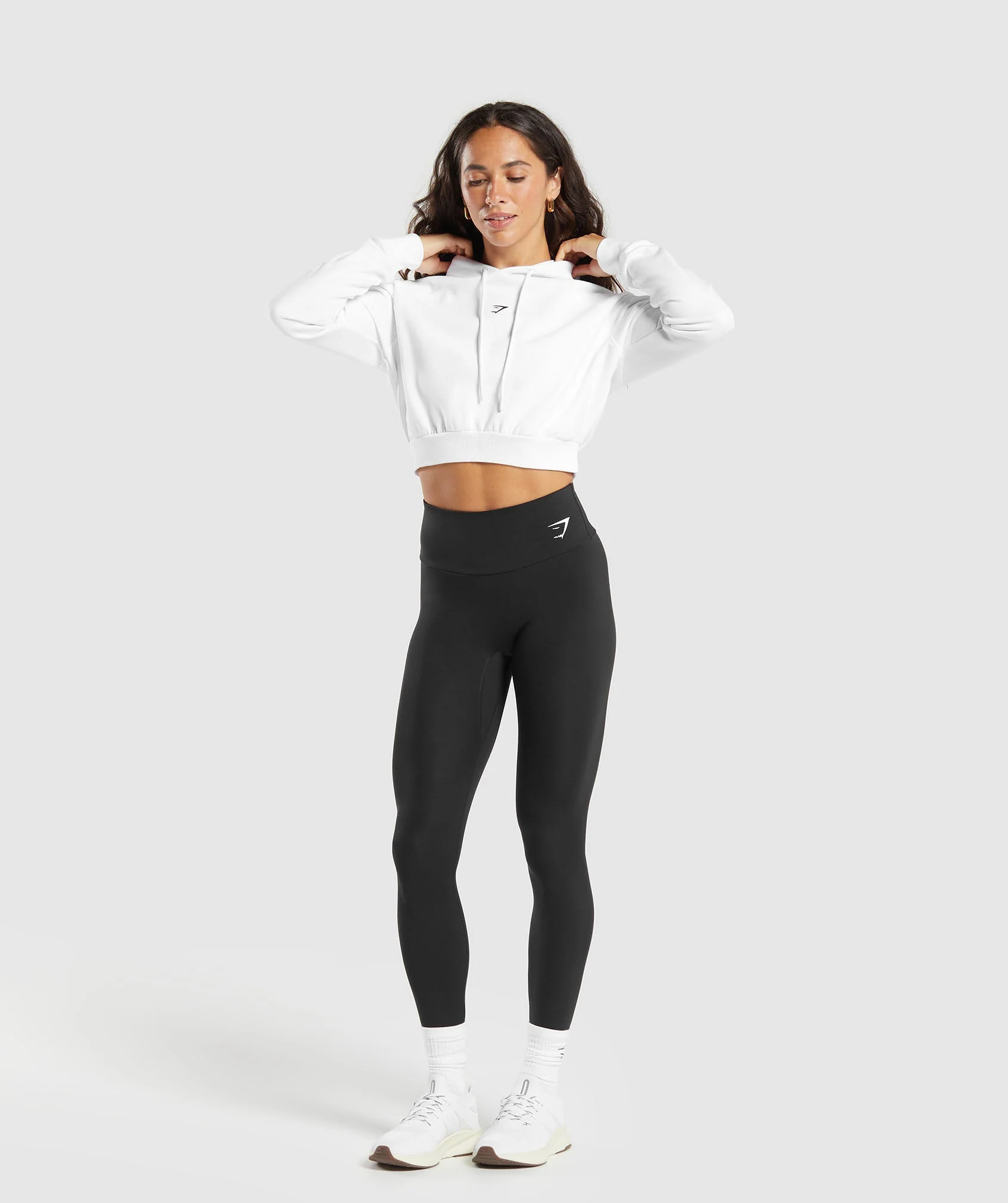 Training Fleece Cropped Hoodie