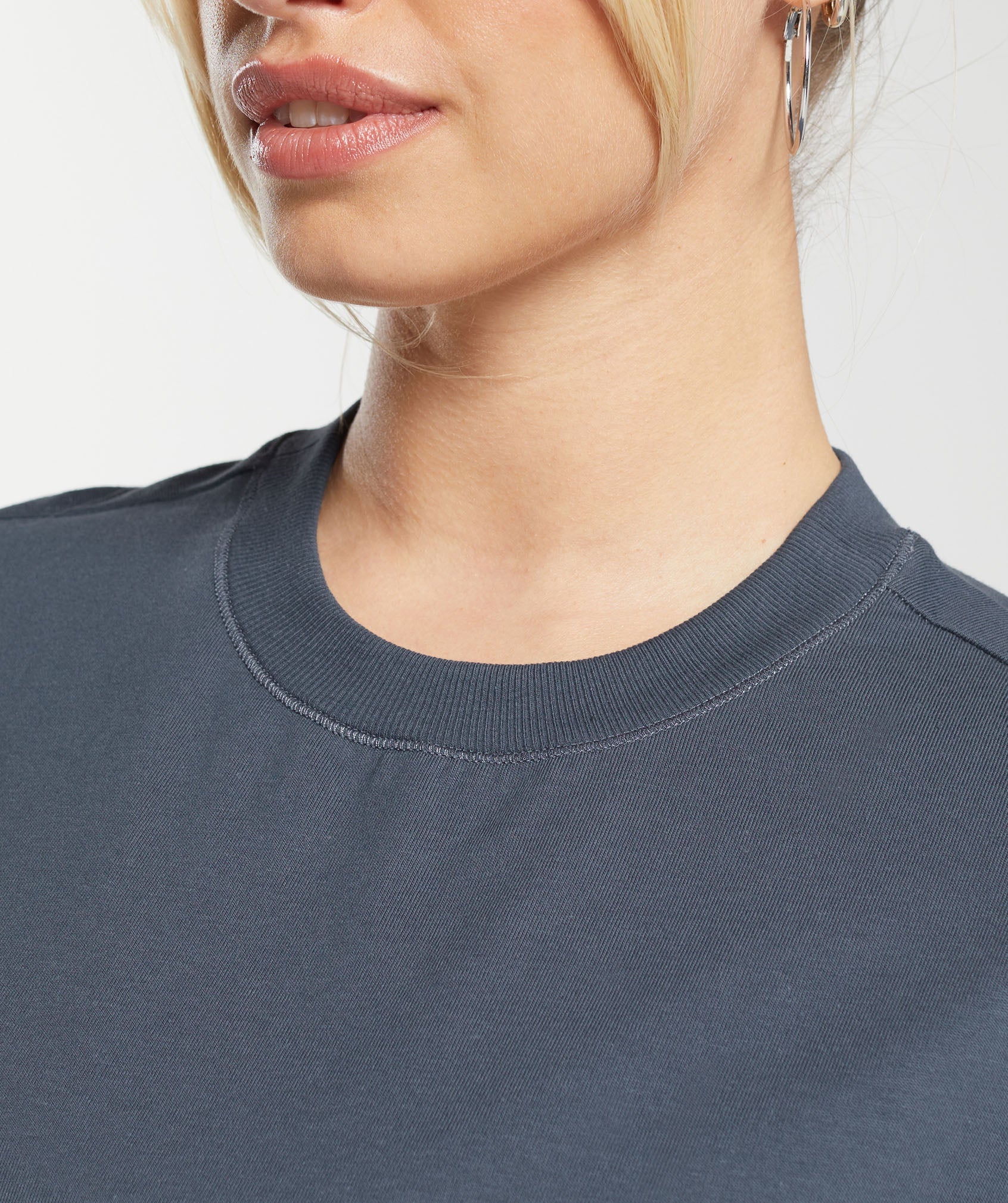 Cotton Boxy Crop Top