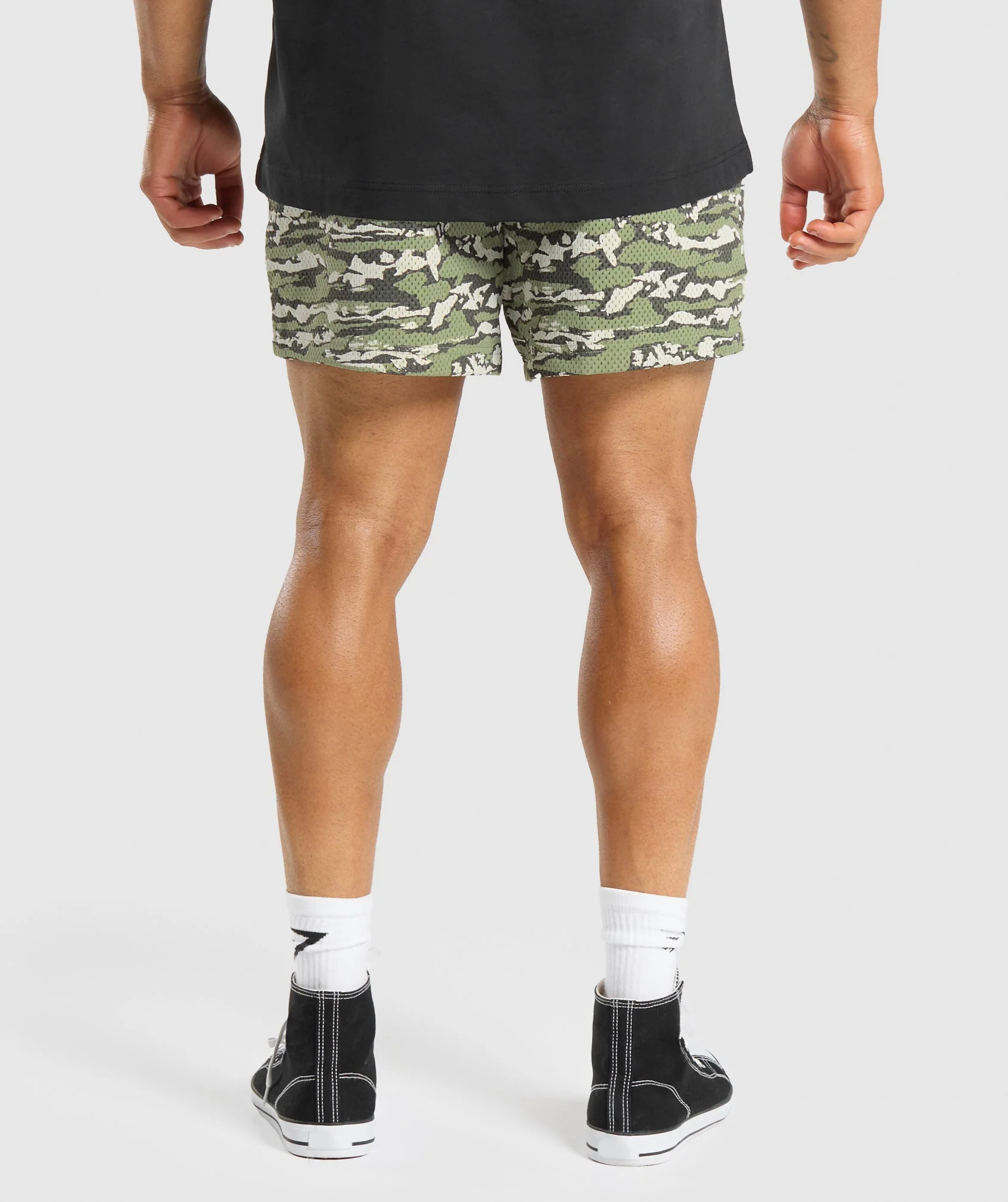 Printed Lifting Mesh 5" Shorts