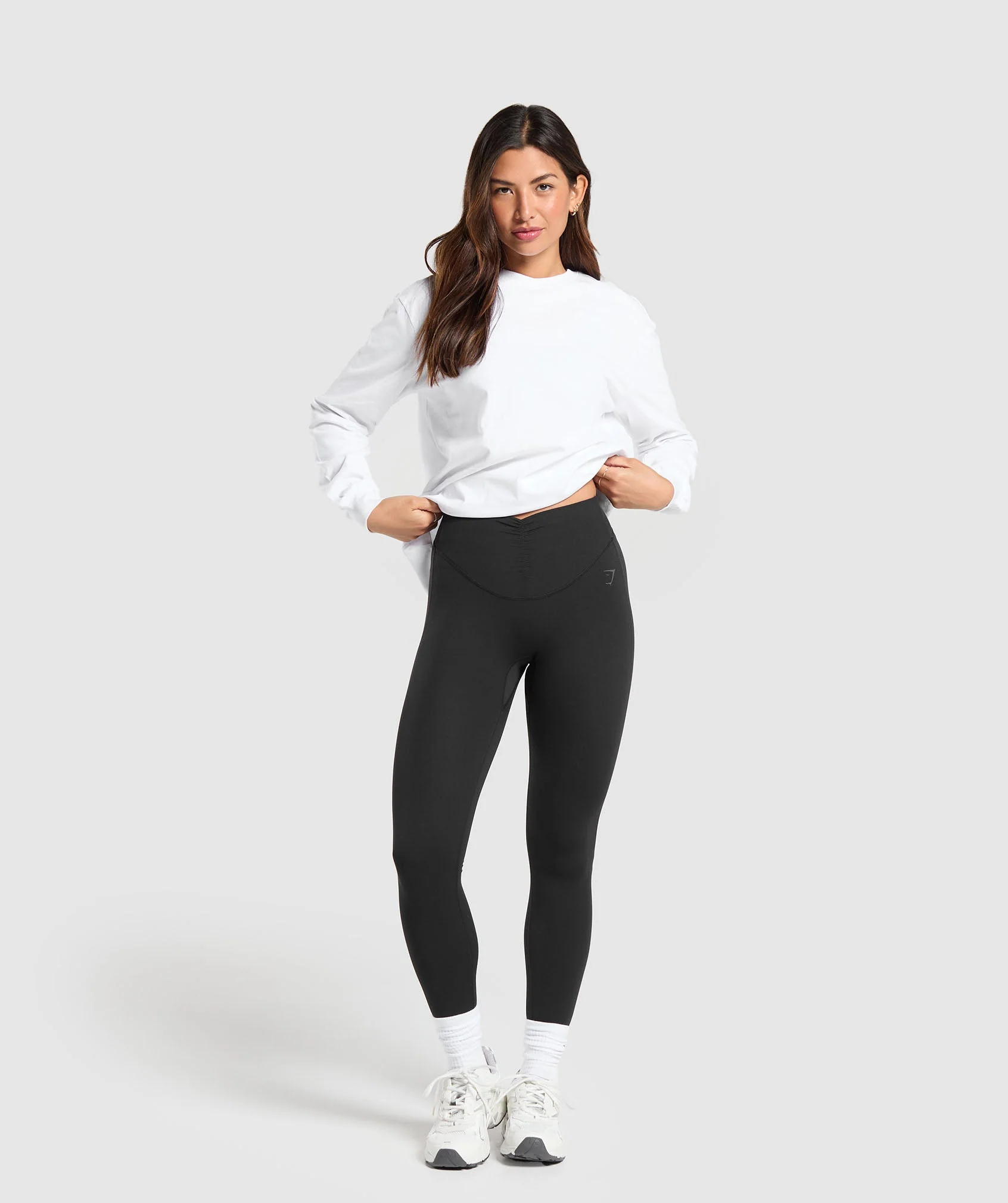 Cotton Oversized Long Sleeve Top