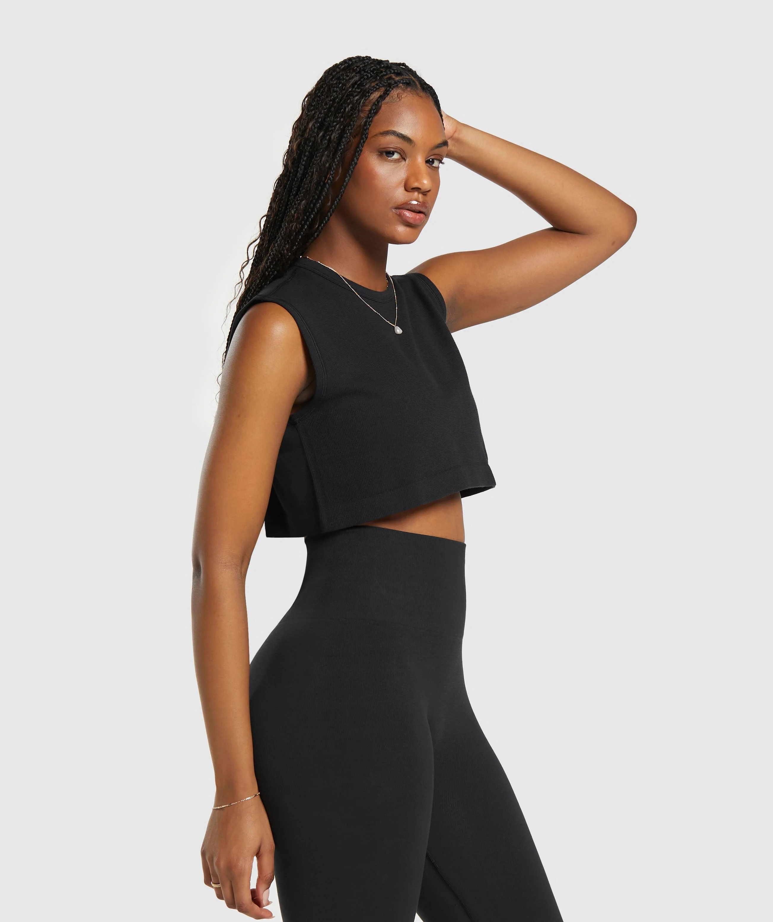 Ribbed Cotton Seamless Tank