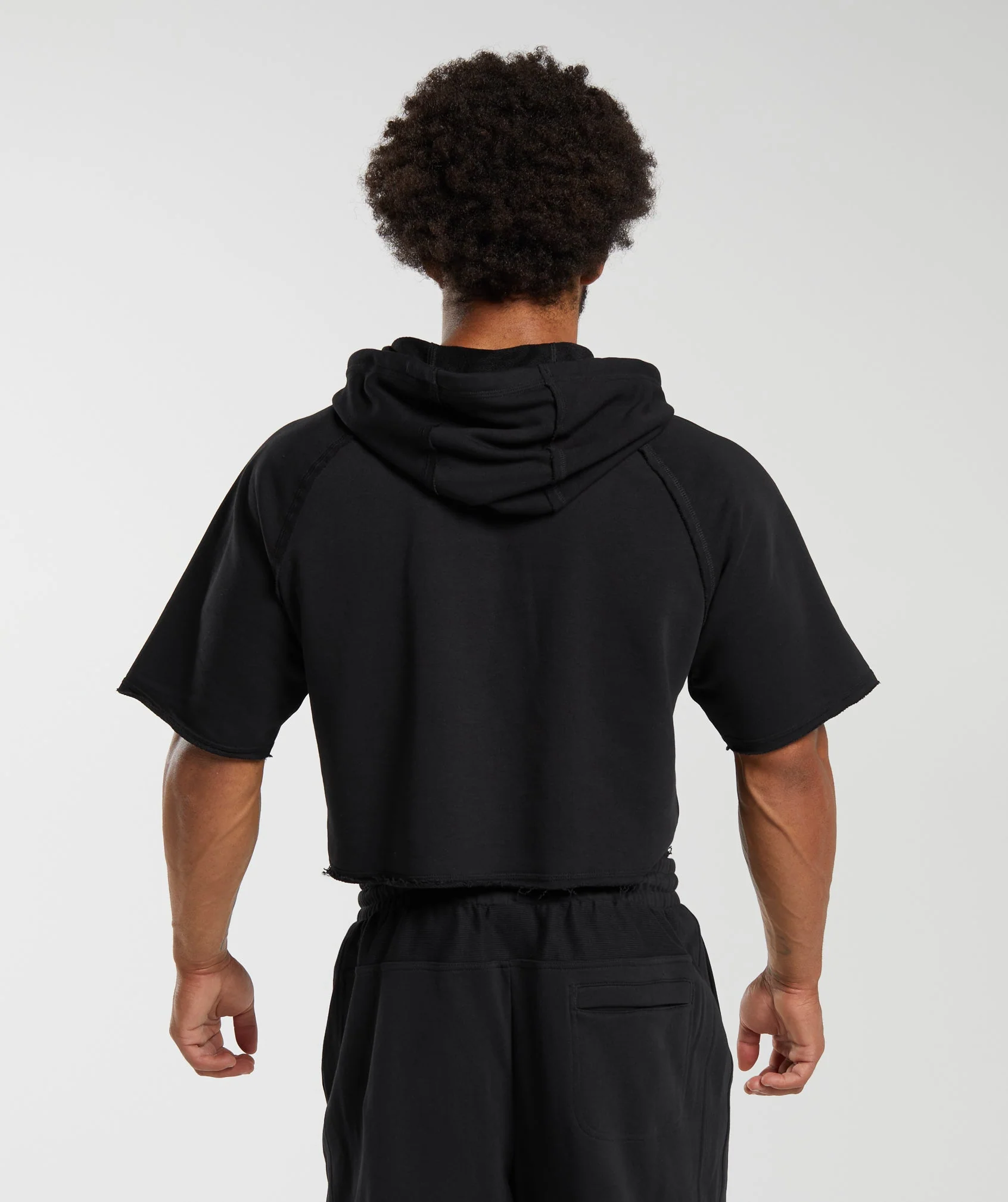 Legacy Short Sleeve Crop Hoodie